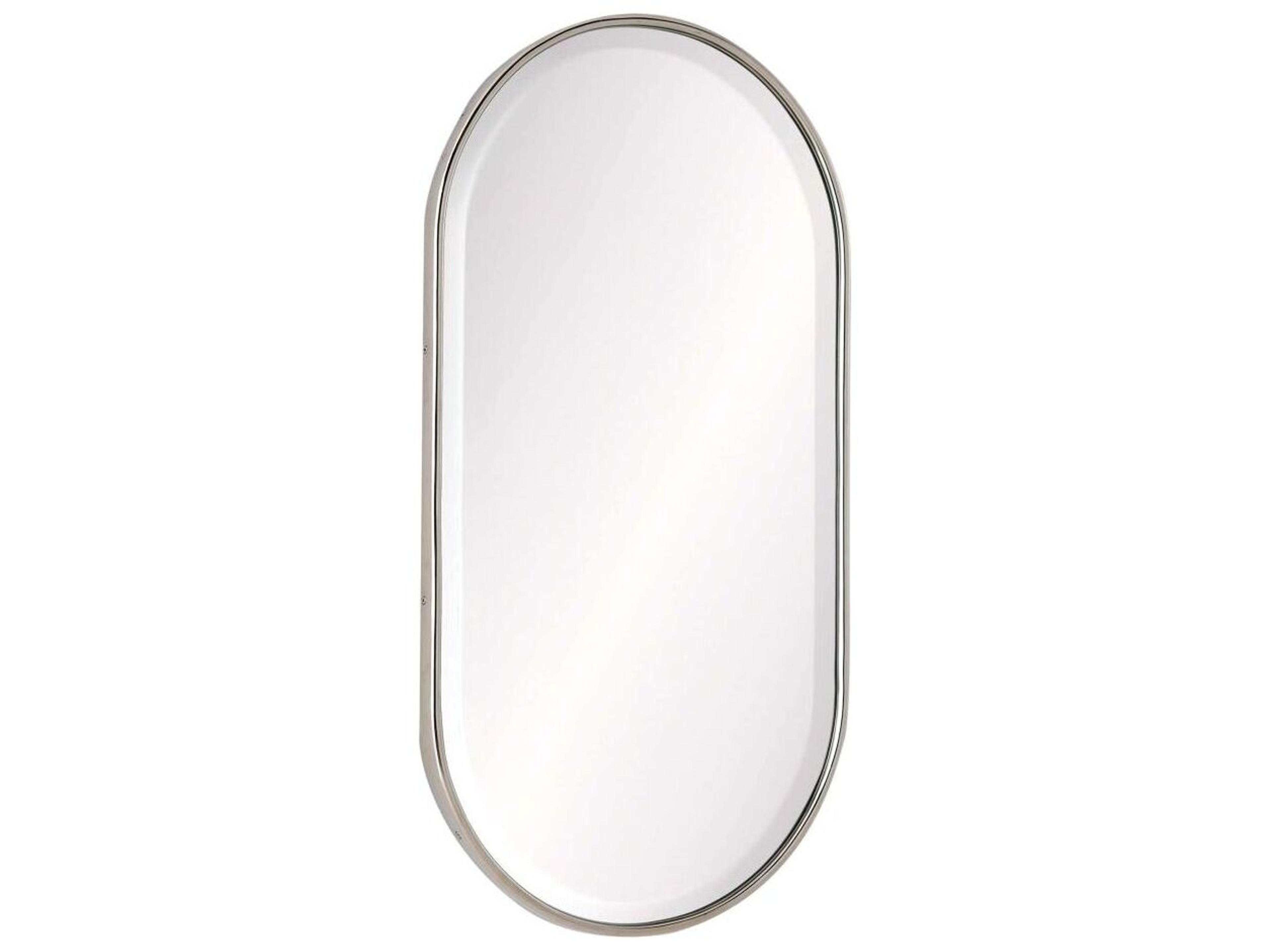 Vaquero Wall Mirror Polished Nickel Capsule Design