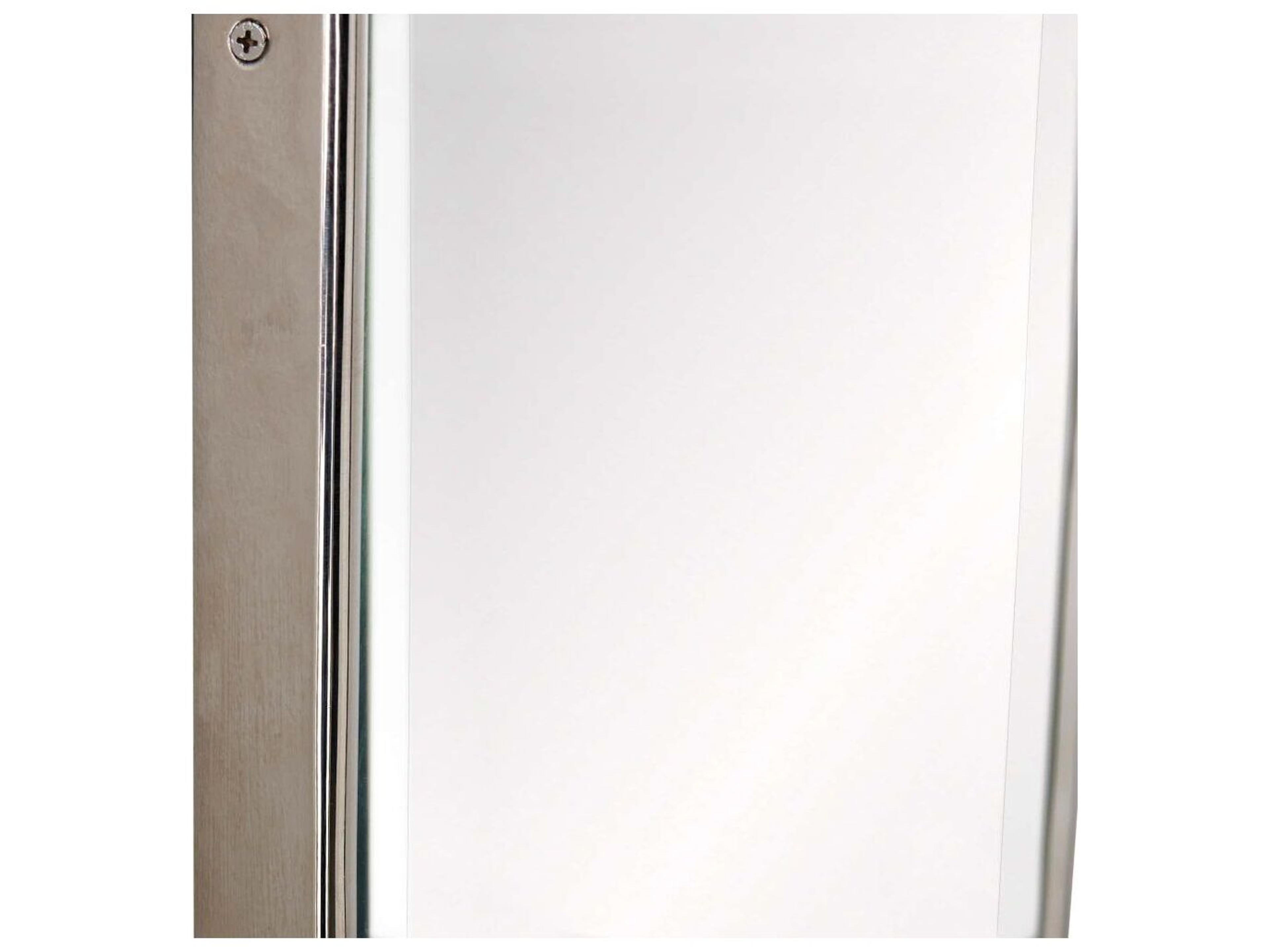 Arteriors Home Vaquero Polished Nickel Plain Wall Mirror Vertical