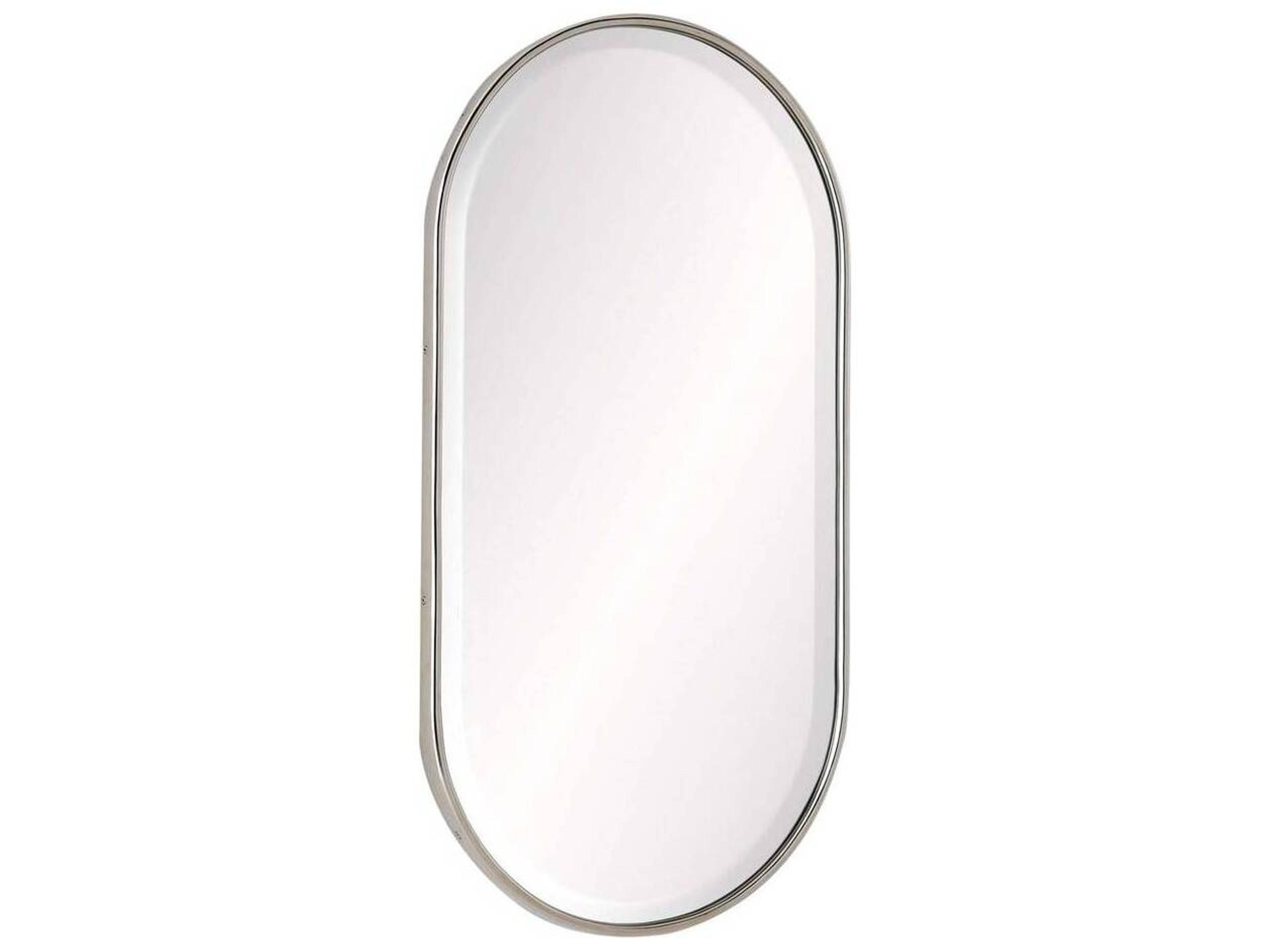 Arteriors Home Vaquero Polished Nickel Plain Wall Mirror Vertical