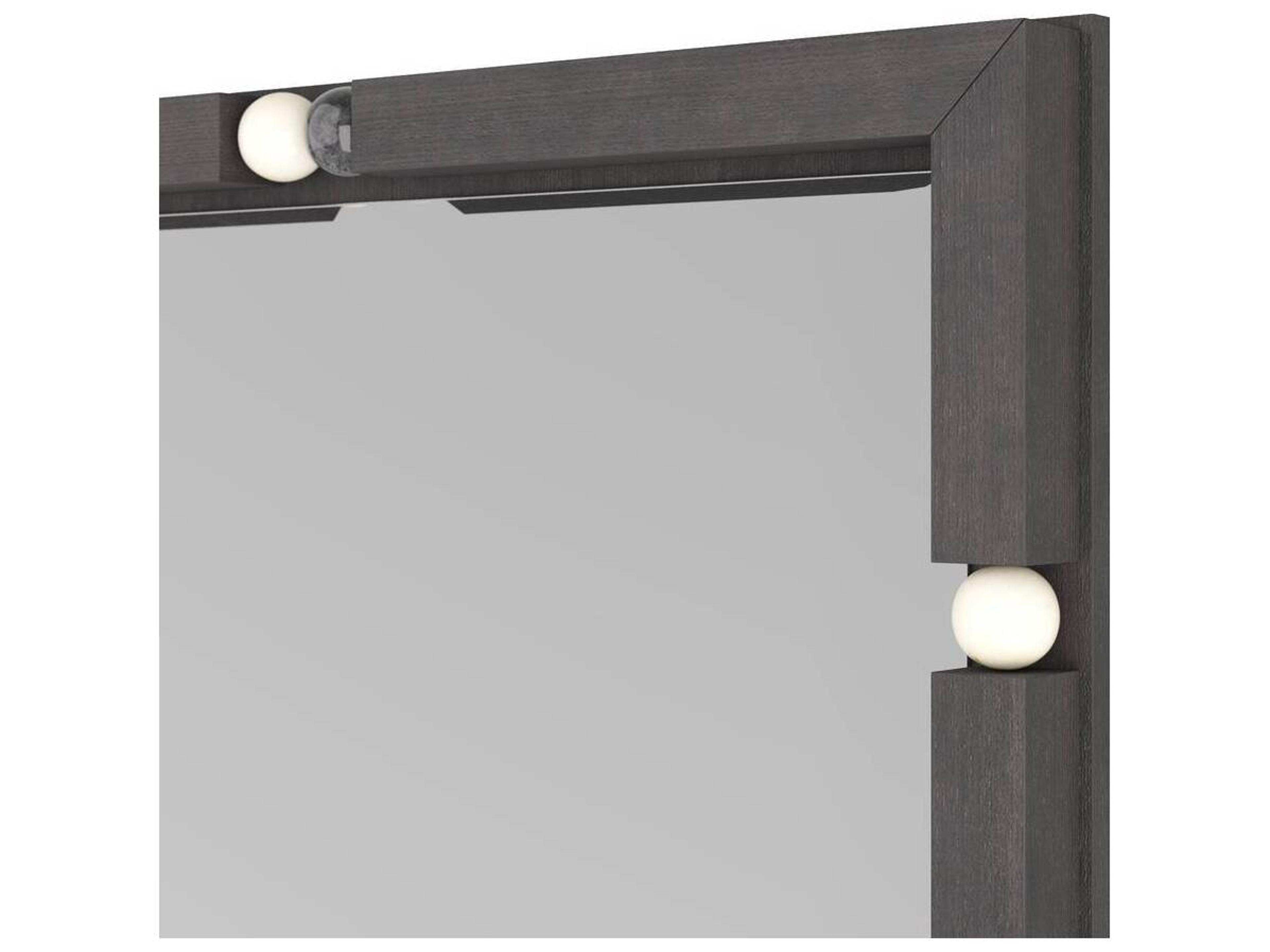Arteriors Home Ebony White Wall Mirror Rectangular