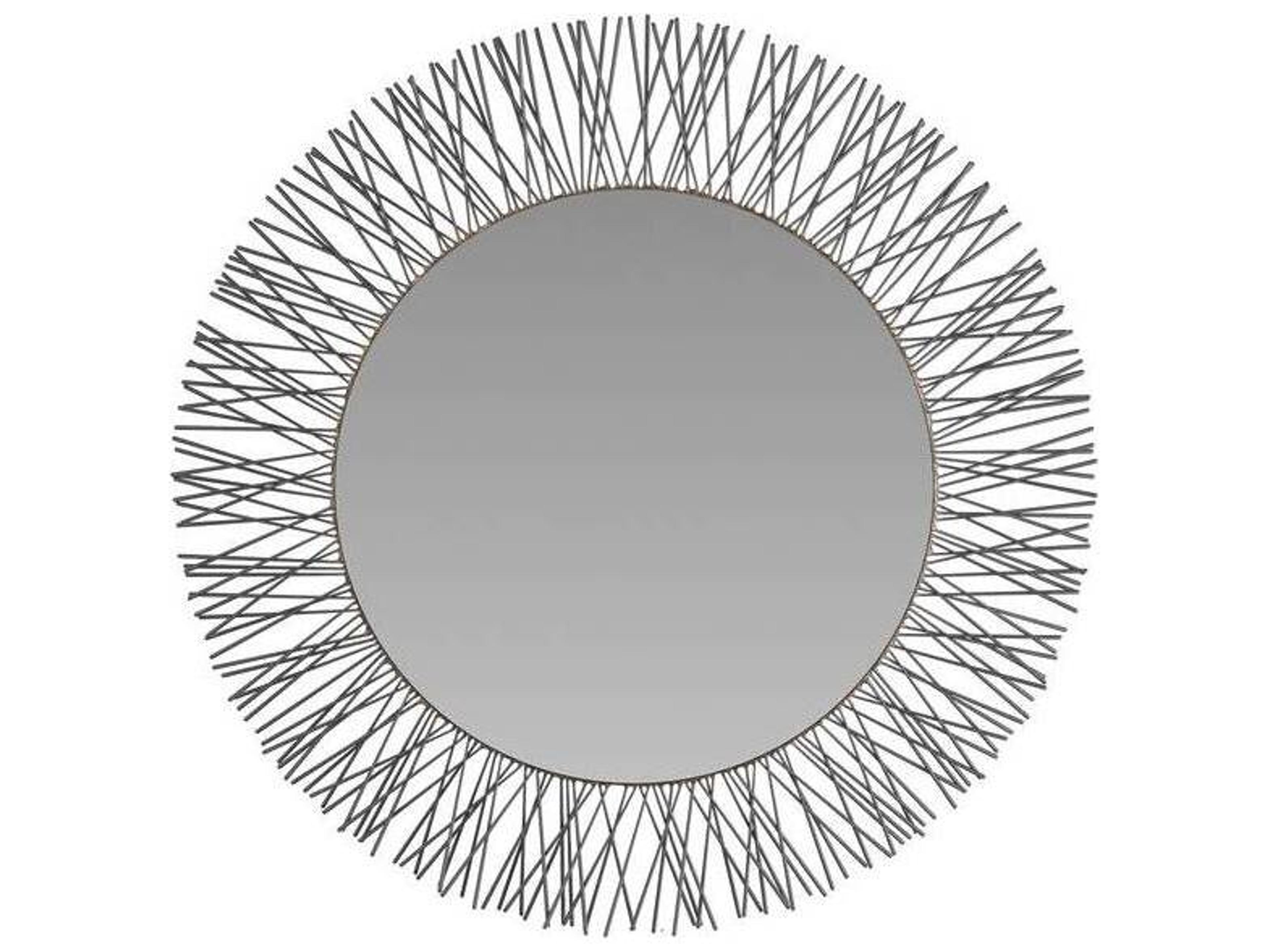 Arteriors Home Burnished Iron Wall Mirror Sunburst