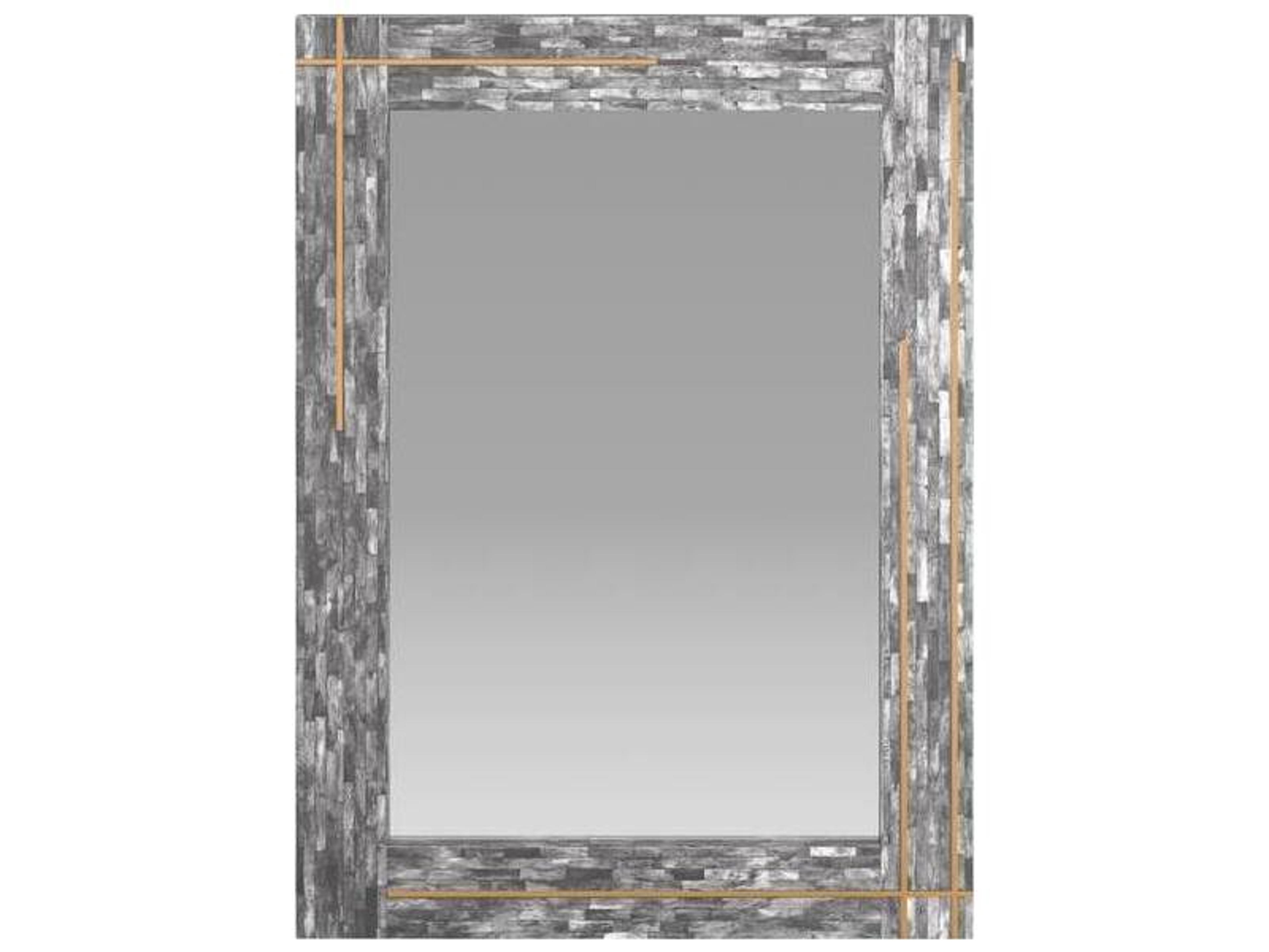 Yvette Mirror Rectangular Bone Inlay