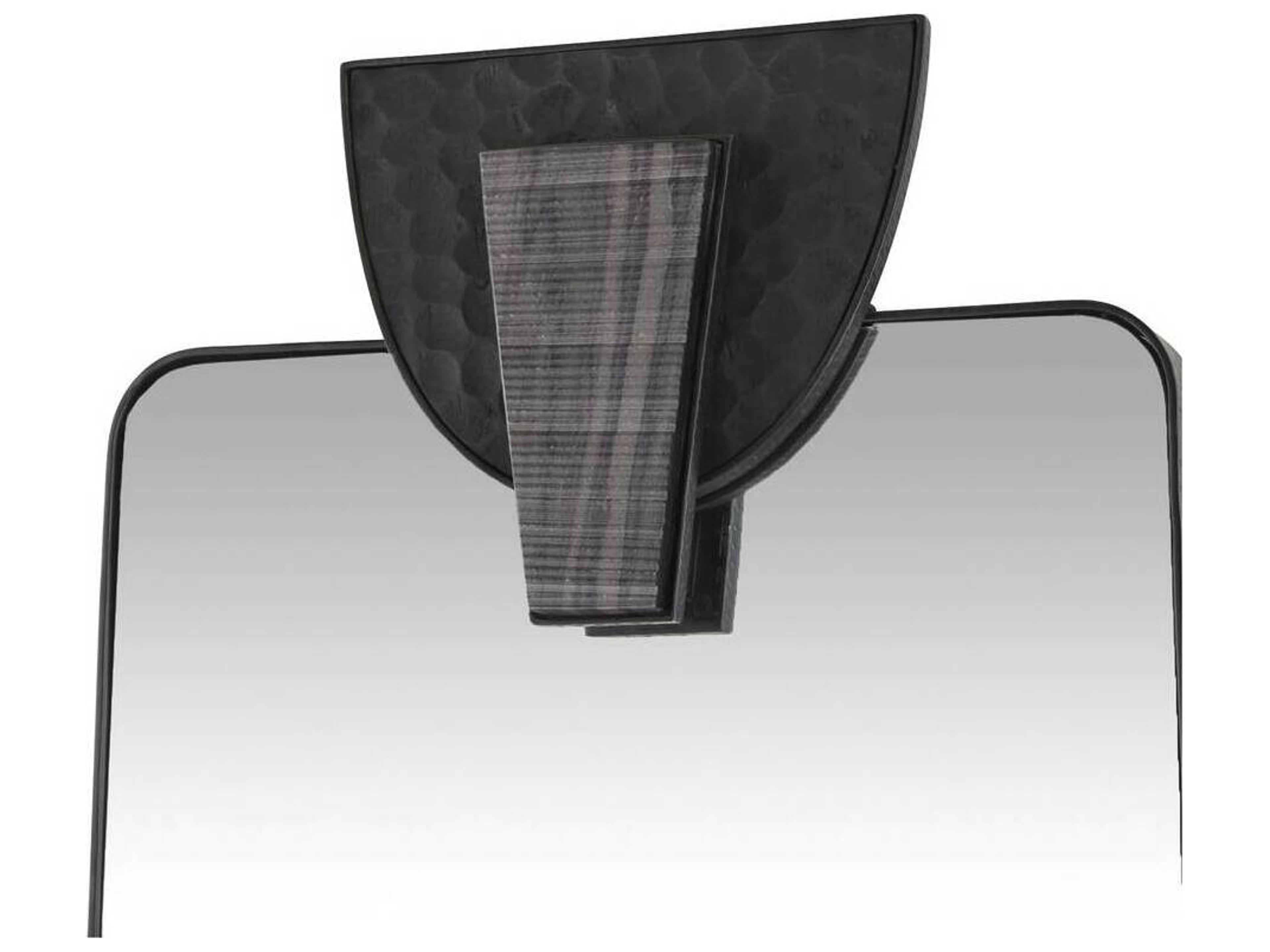 Arteriors Home Blackened Iron Plain Floor Mirror Rectangular