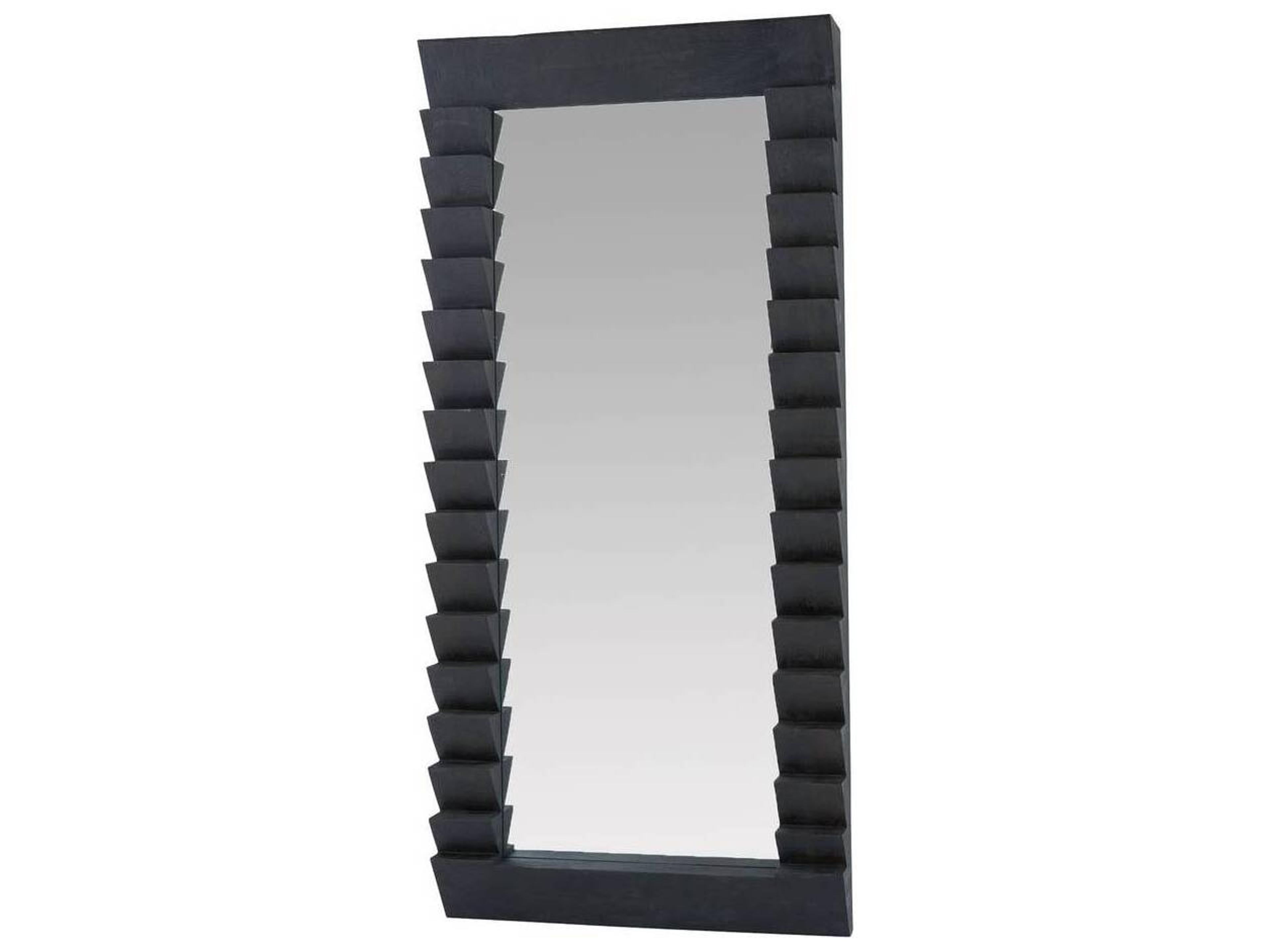 Arteriors Home Ebony Plain Floor Mirror Rectangular