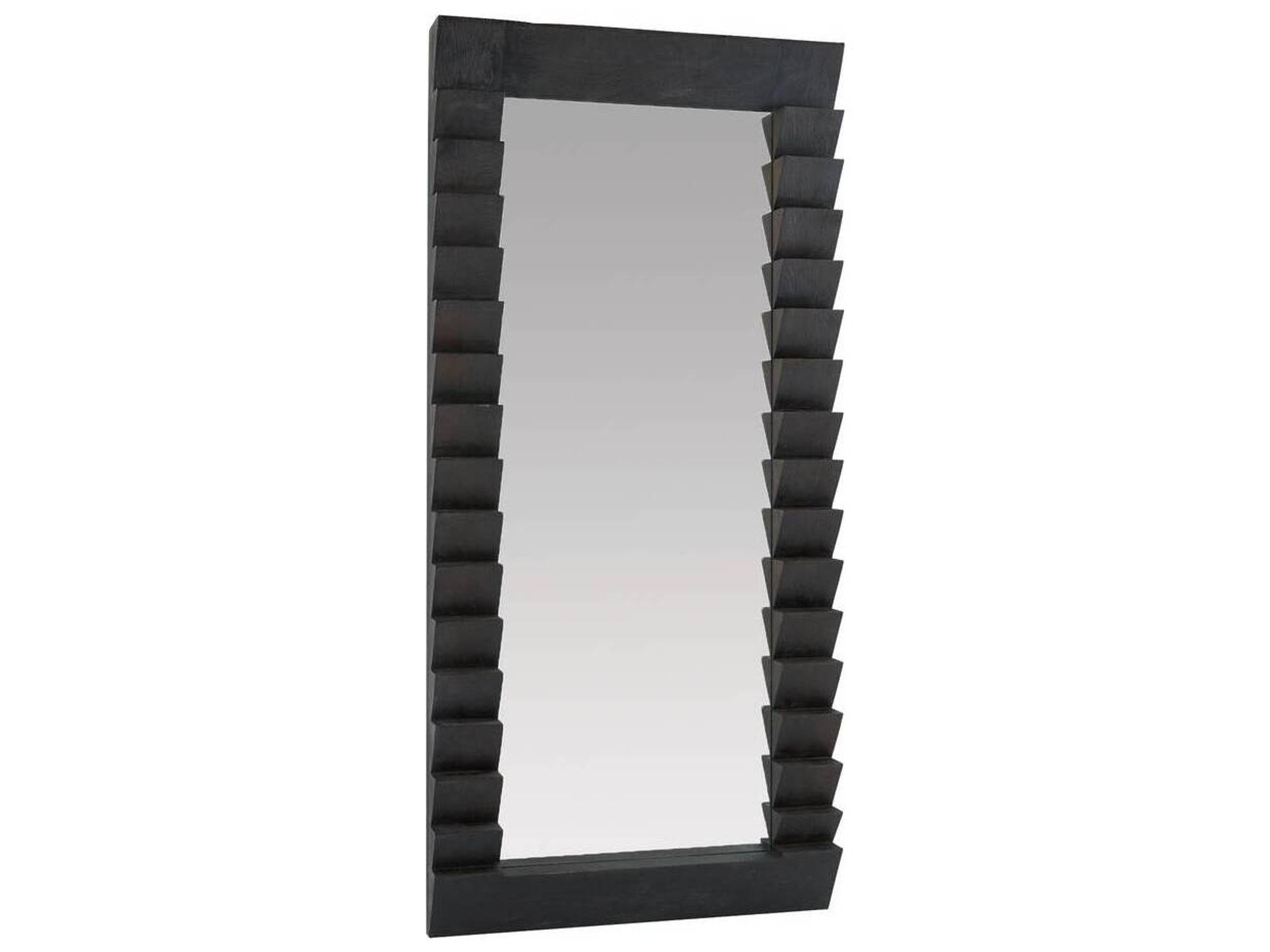 Arteriors Home Ebony Plain Floor Mirror Rectangular