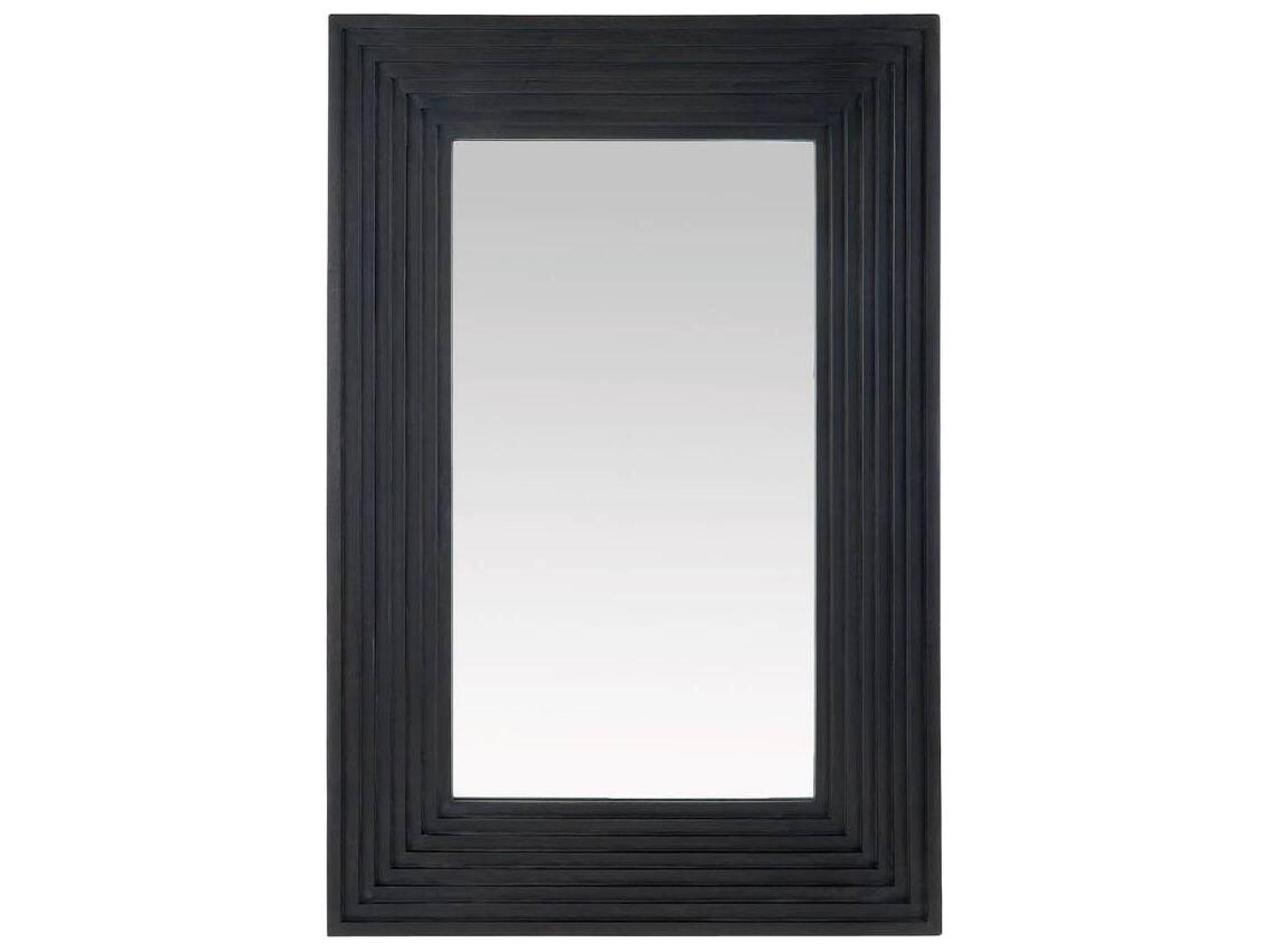 Coulter Rectangular Wall Mirror Ebony Mango Wood