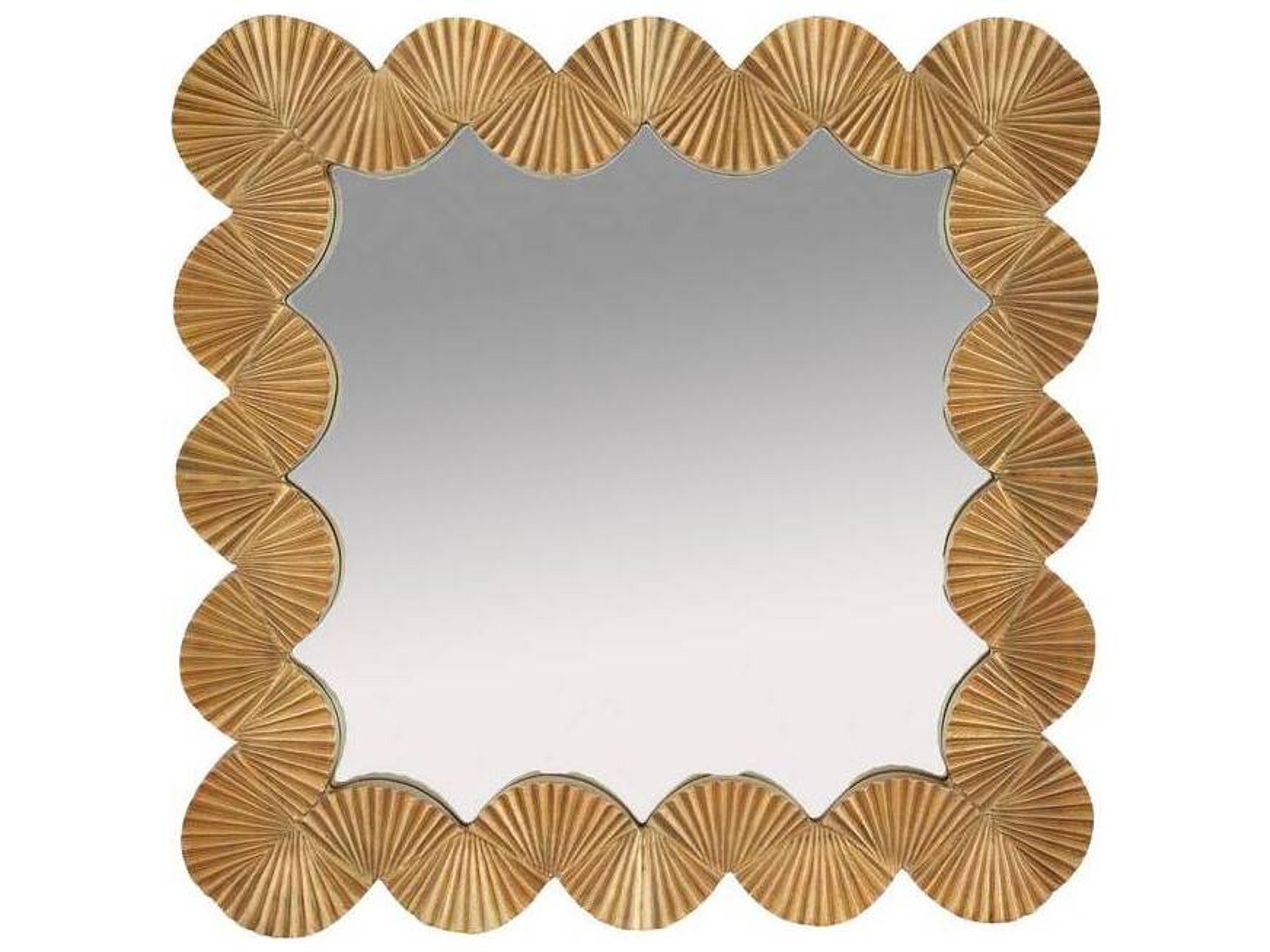 Ethos Mirror in Antique Brass