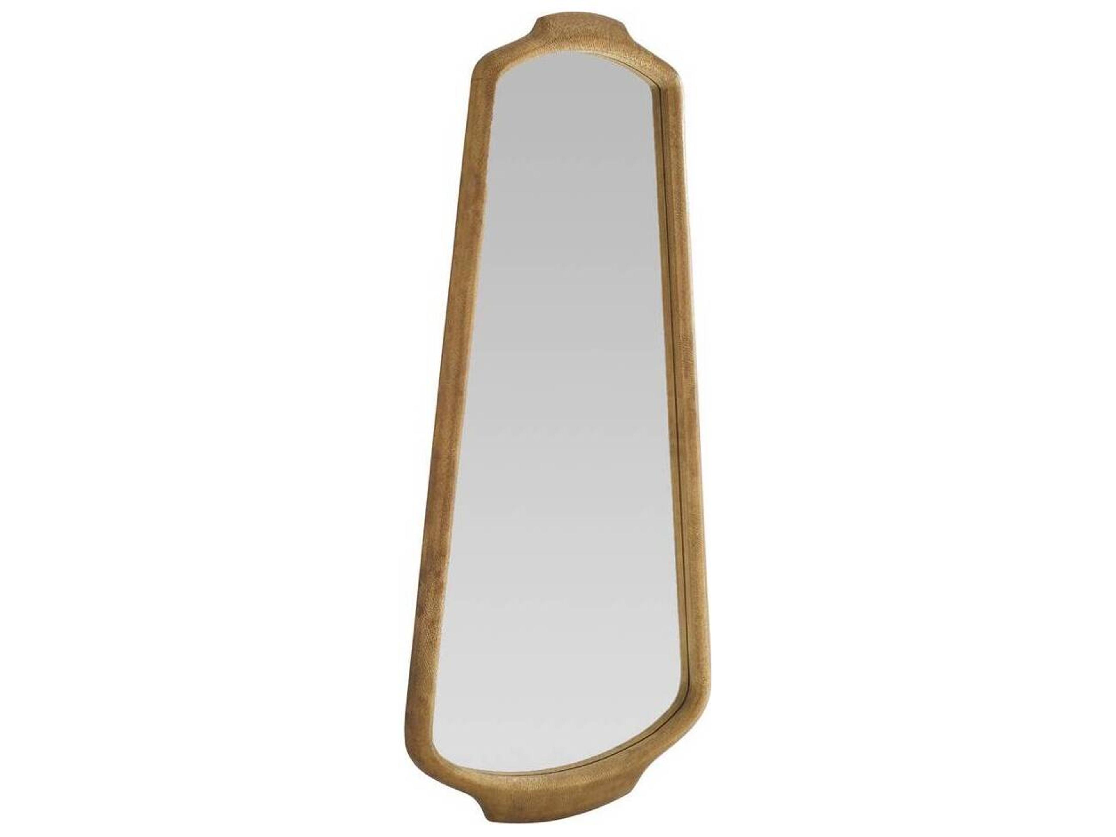 Arteriors Home Antique Brass Plain Floor Mirror
