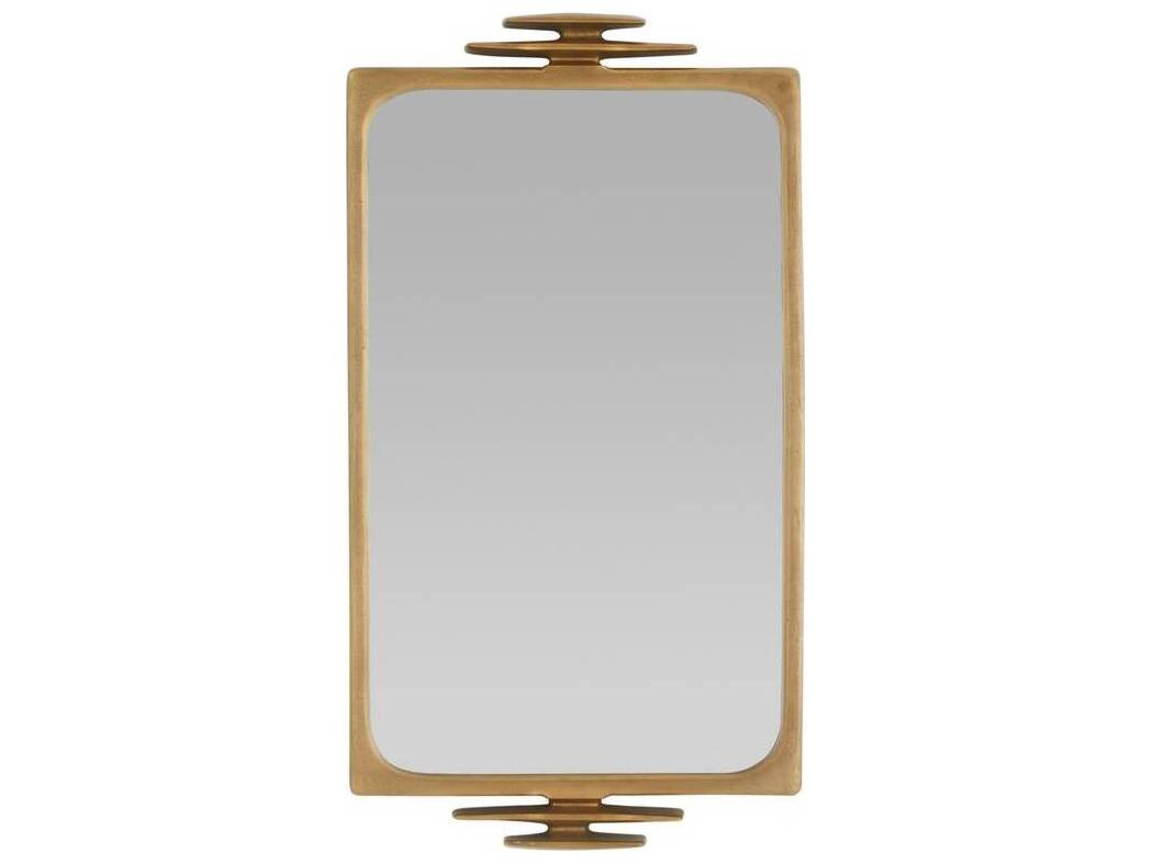 Hardaway Wall Mirror in Antique Brass