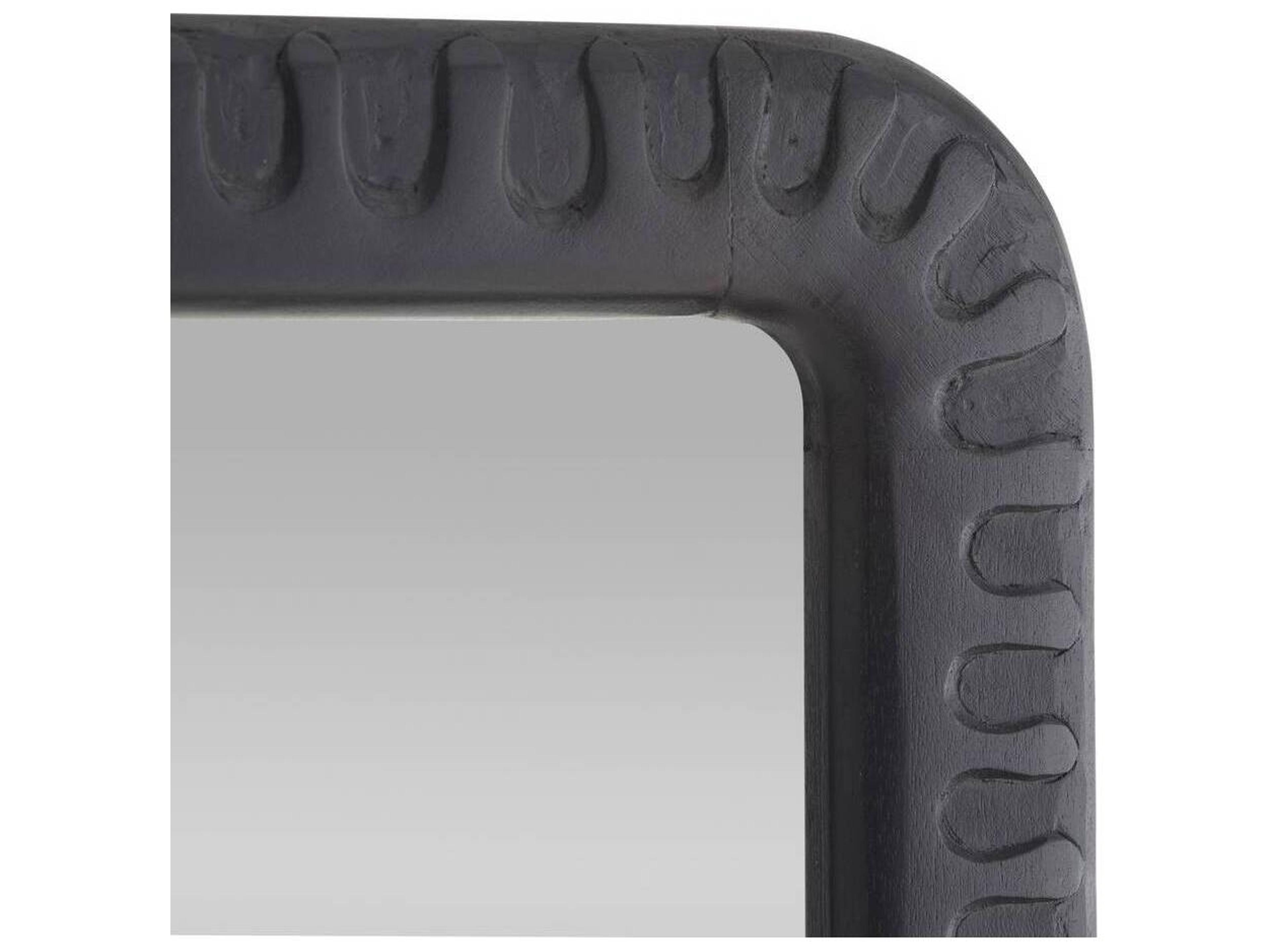 Arteriors Home Ebony Plain Wall Mirror Rectangular