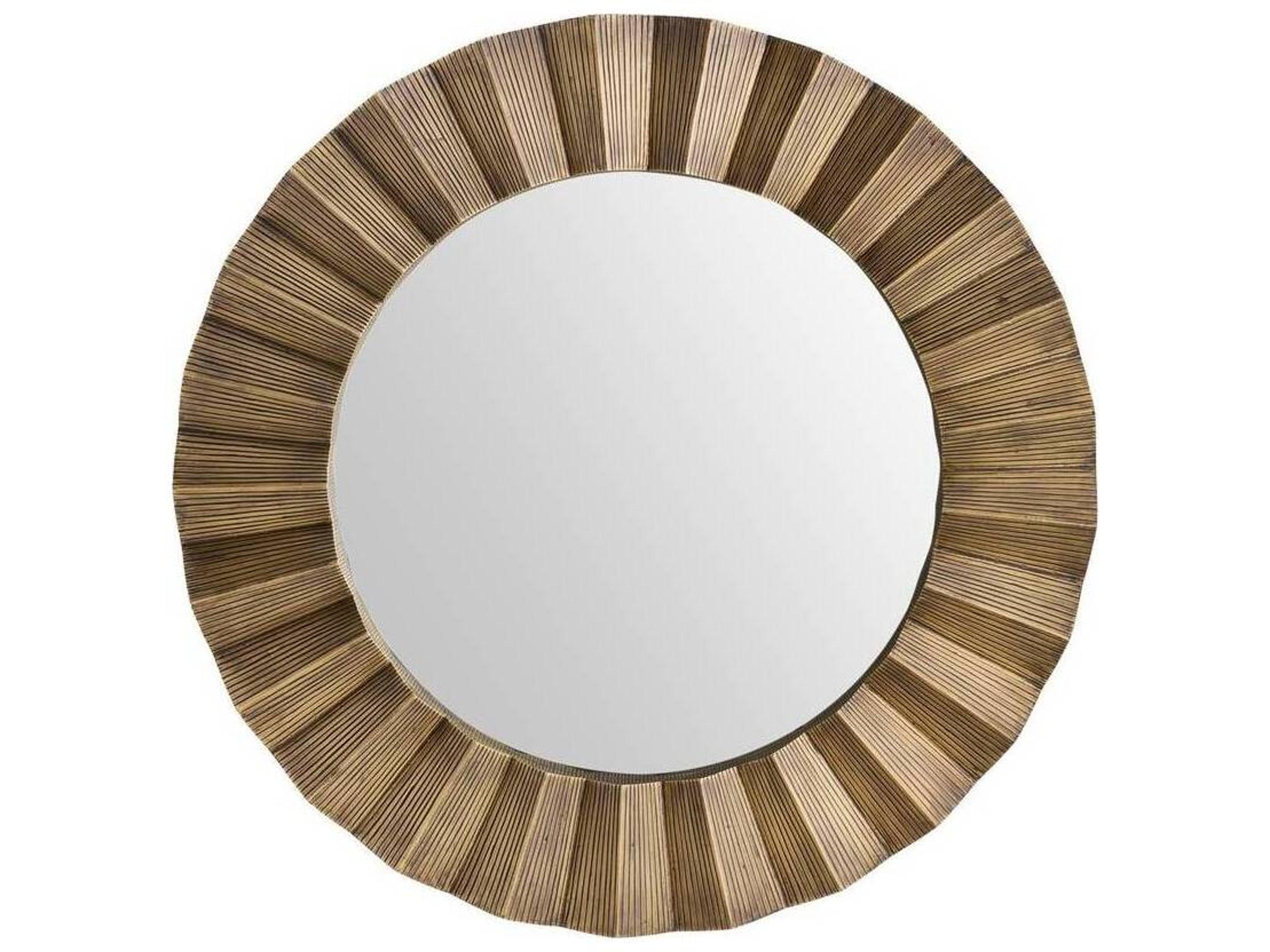 Kelby Mirror Dark Antique Brass