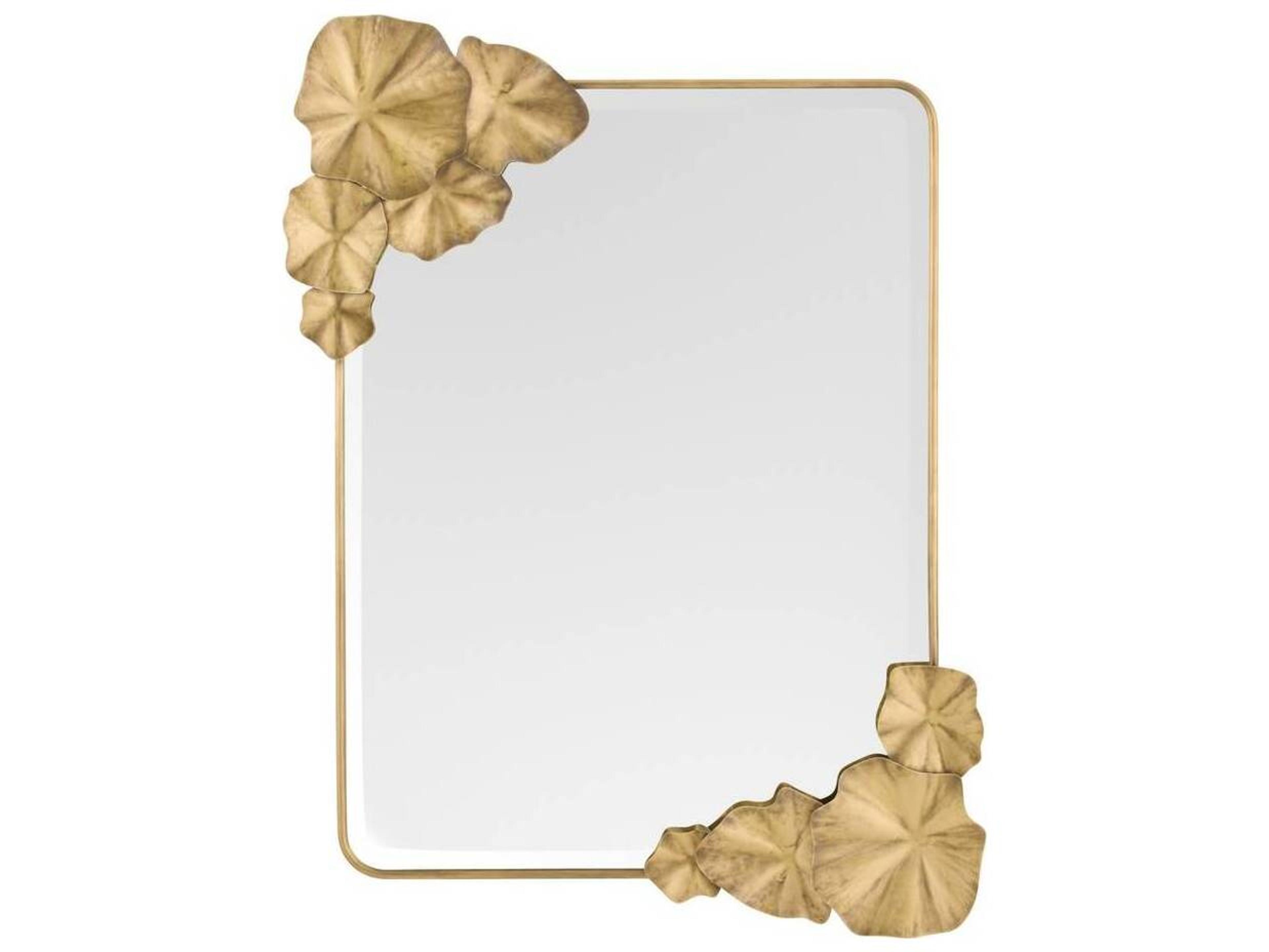Ismerie Mirror Antique Brass Wall Decor