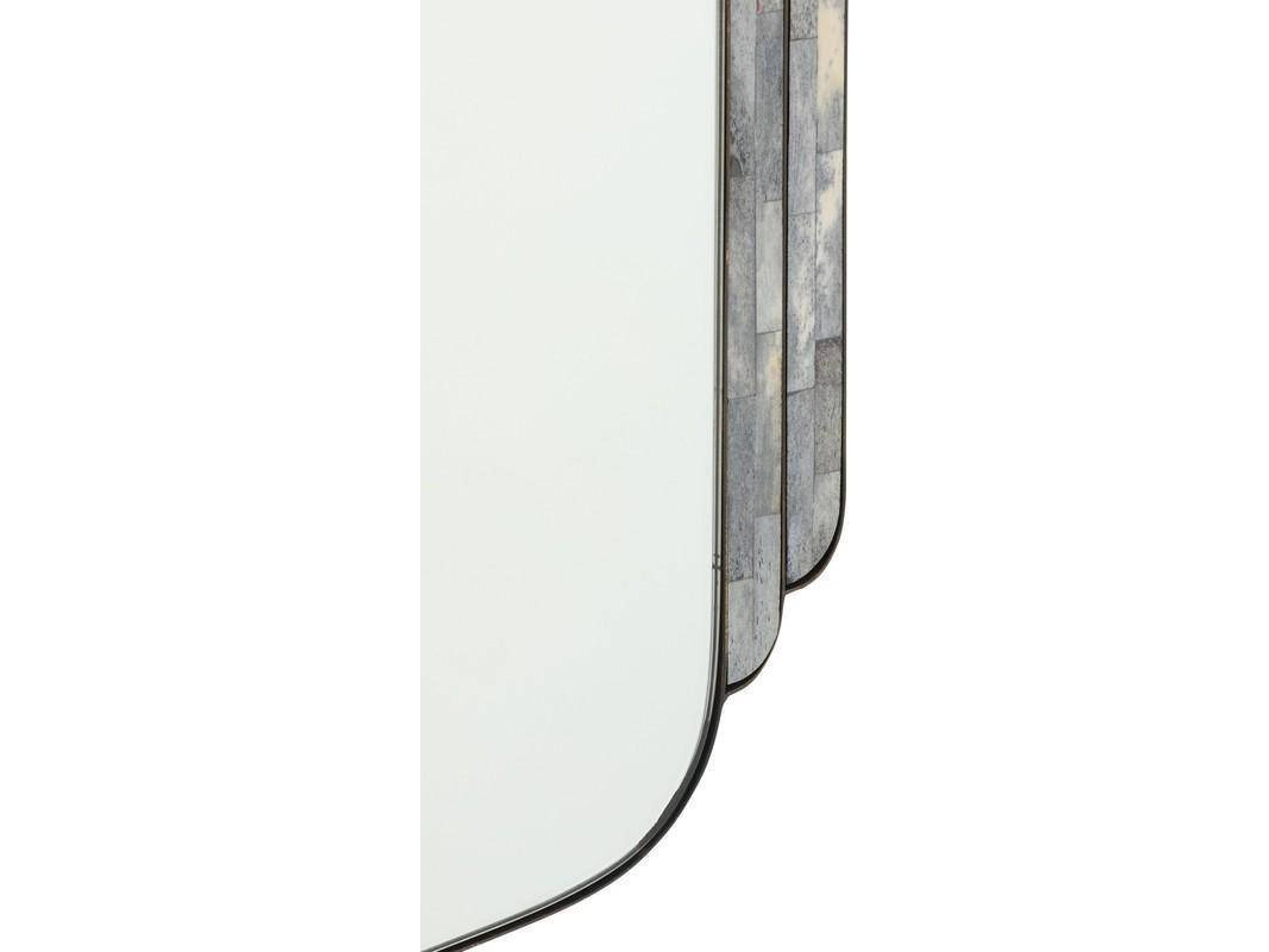 Arteriors Home Iyla Gray Bronze Plain Black Rectangular Wall Mirror