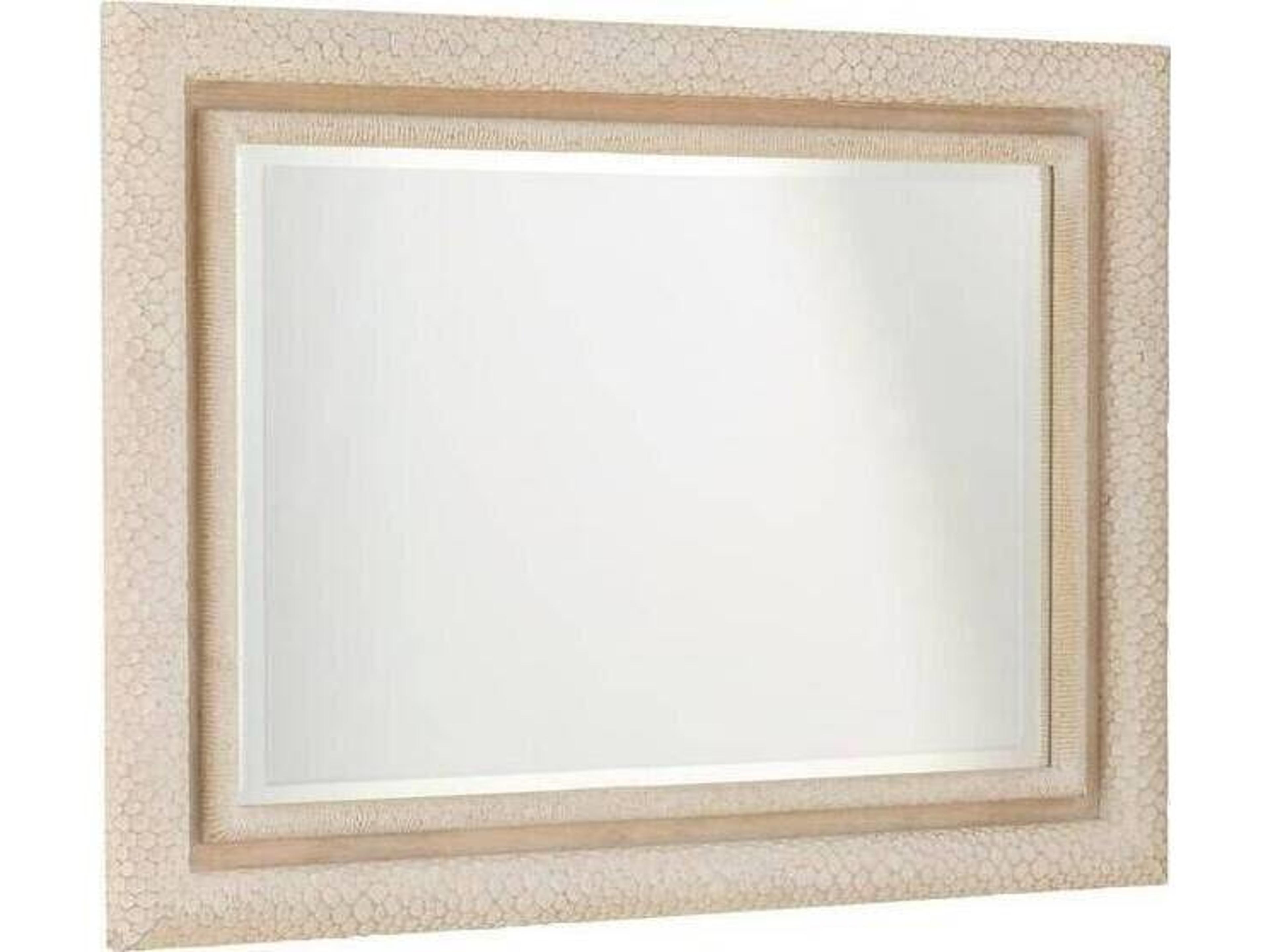 Indo Mirror Whitewash Mango Wood