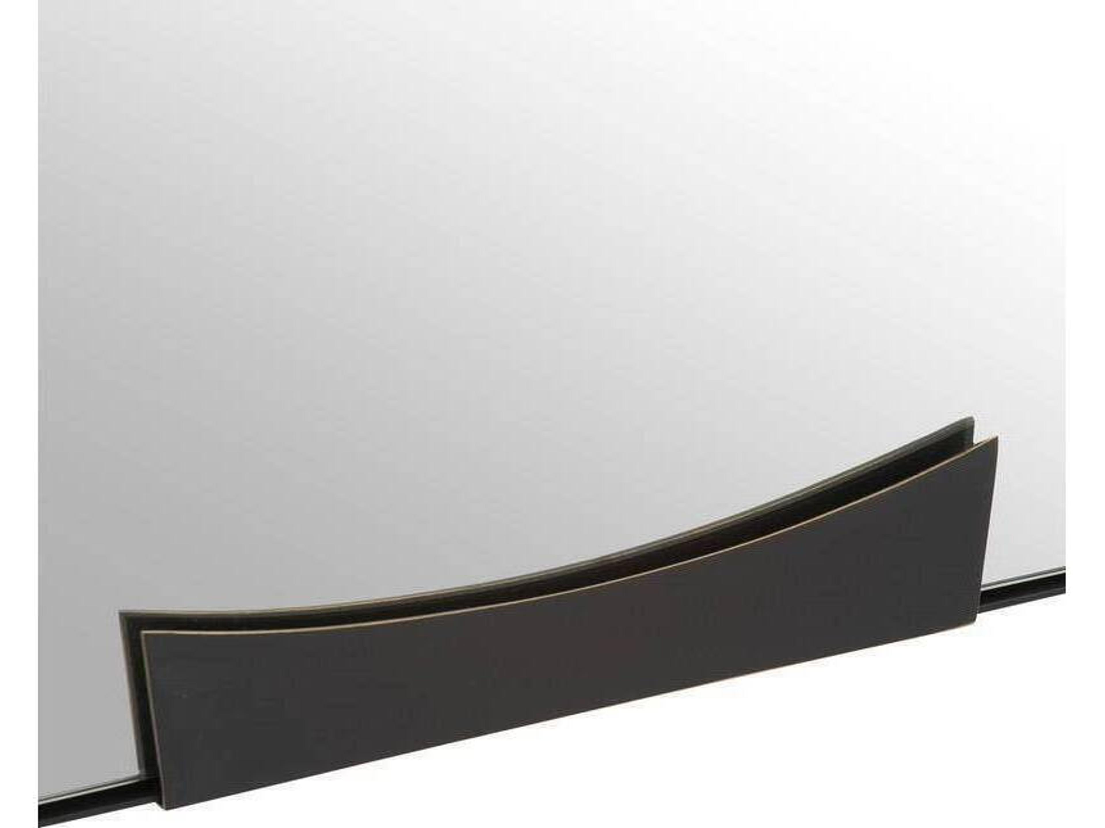 Arteriors Home Kris Bronze Blackened Iron Plain Black Rectangular Wall Mirror