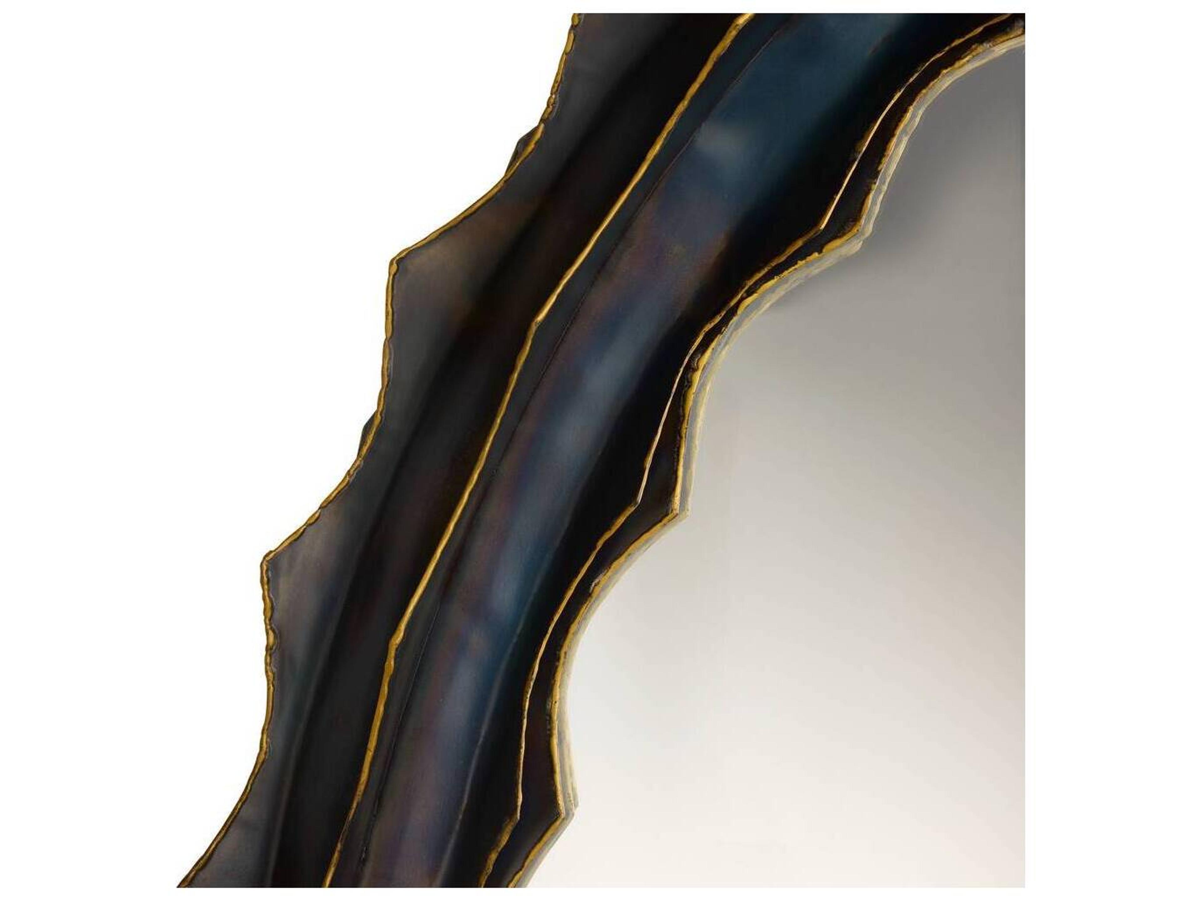 Arteriors Home Burnt Iron Wall Mirror Oval