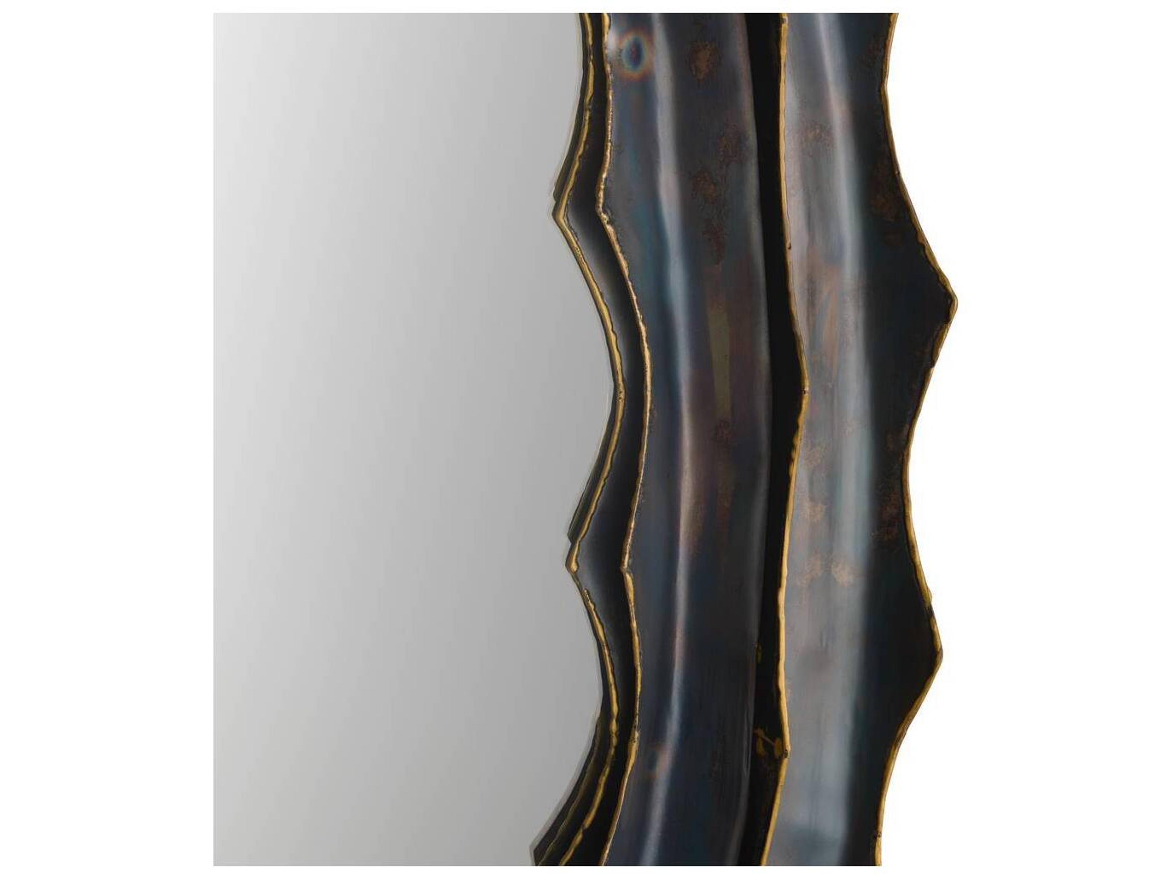 Arteriors Home Burnt Iron Wall Mirror Oval