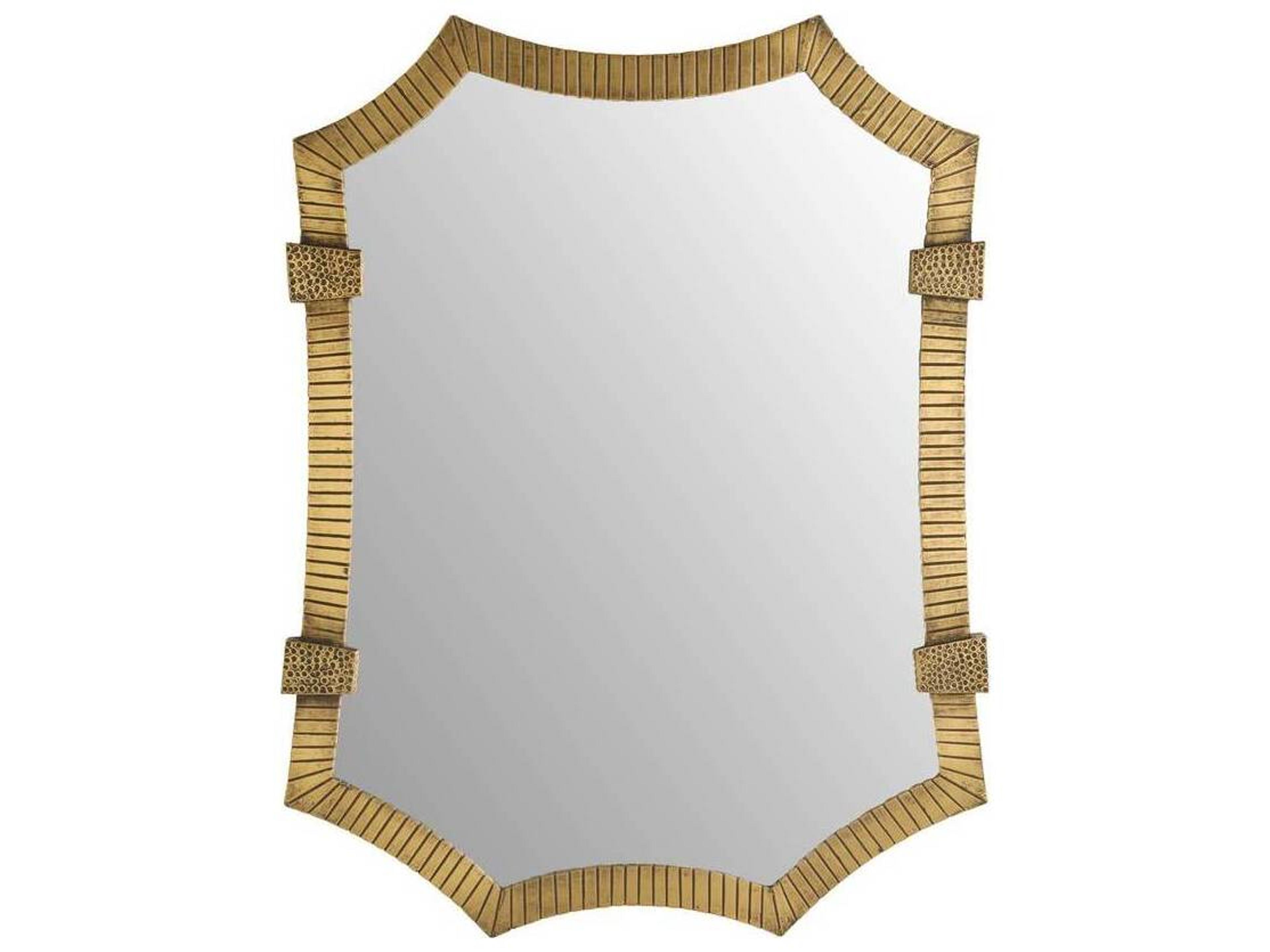 Arteriors Home Antique Brass Wall Mirror Vertical