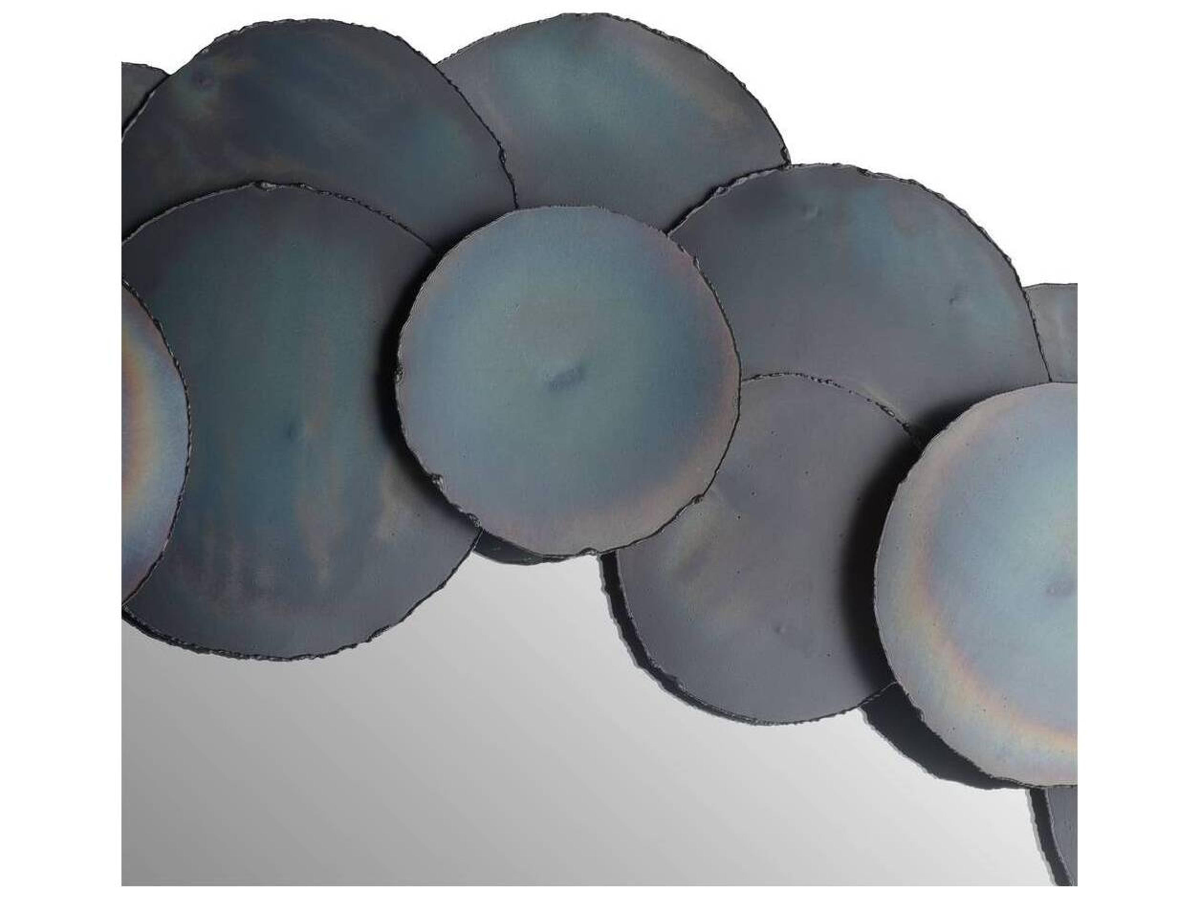 Arteriors Home Burnt Iron Wall Mirror Round