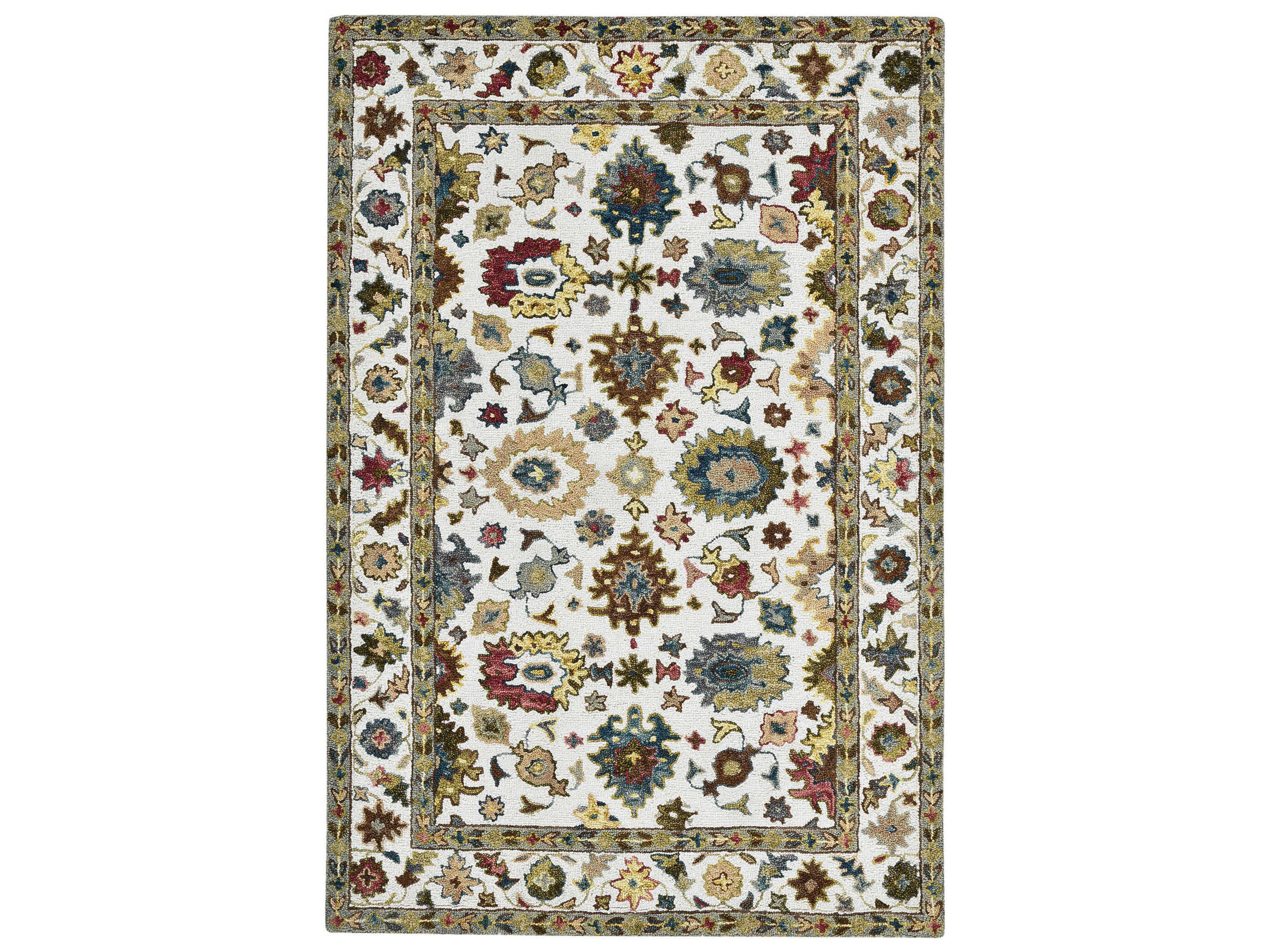 Jackson Bordered Area Rug