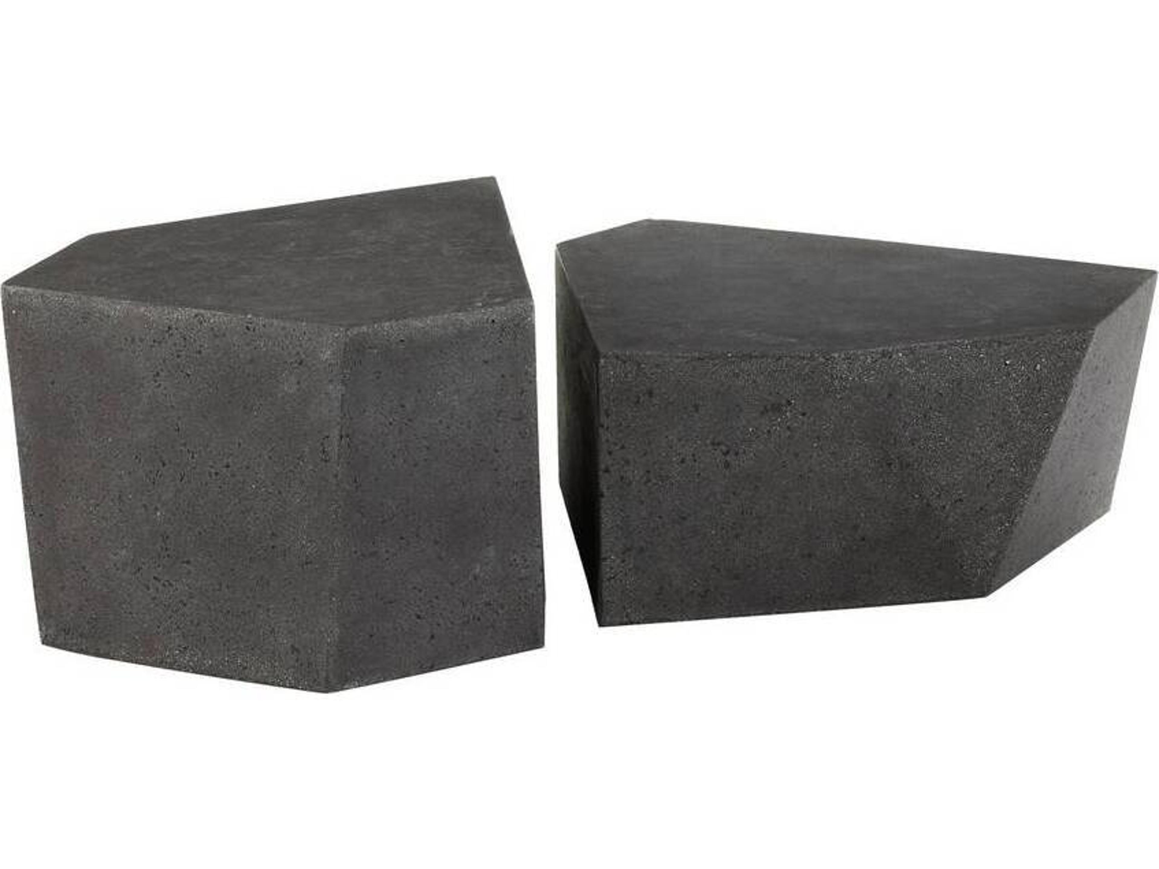 Arteriors Outdoor Drover Black Concrete Coffee Table