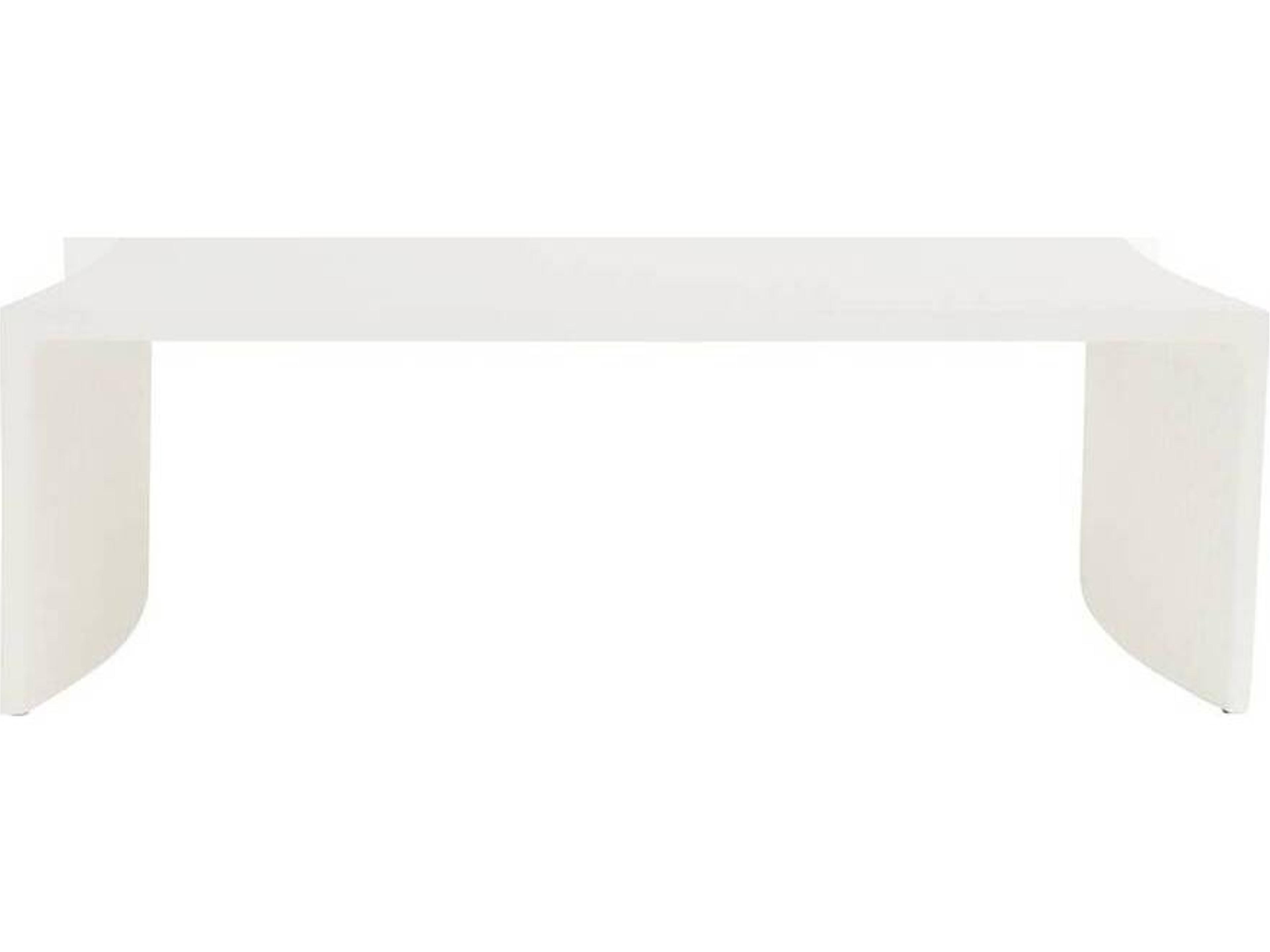 Arteriors Outdoor Haney Ivory Concrete Rectangular Coffee Table