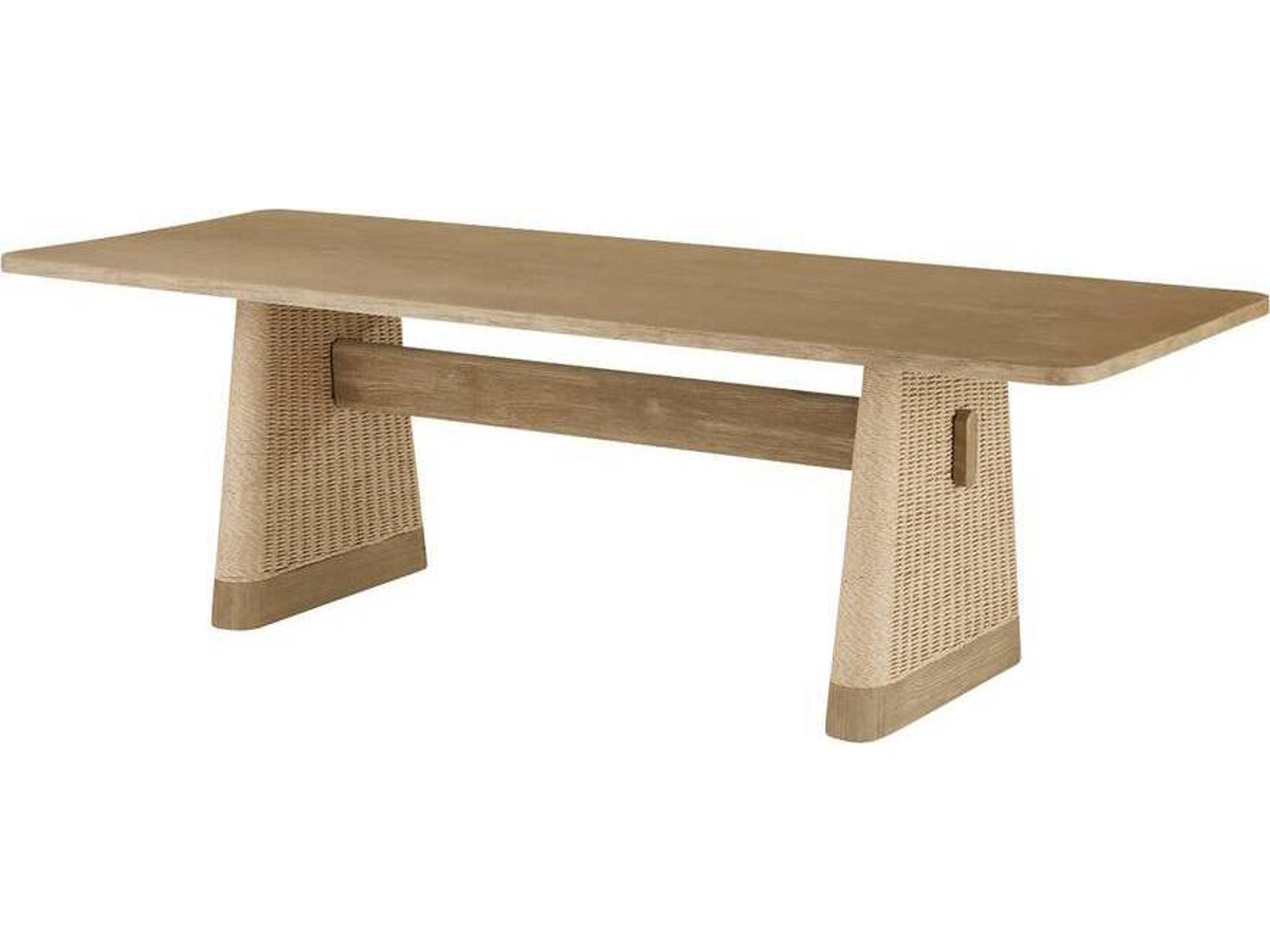 Arteriors Outdoor Delrio Honey Teak Rectangular Dining Table