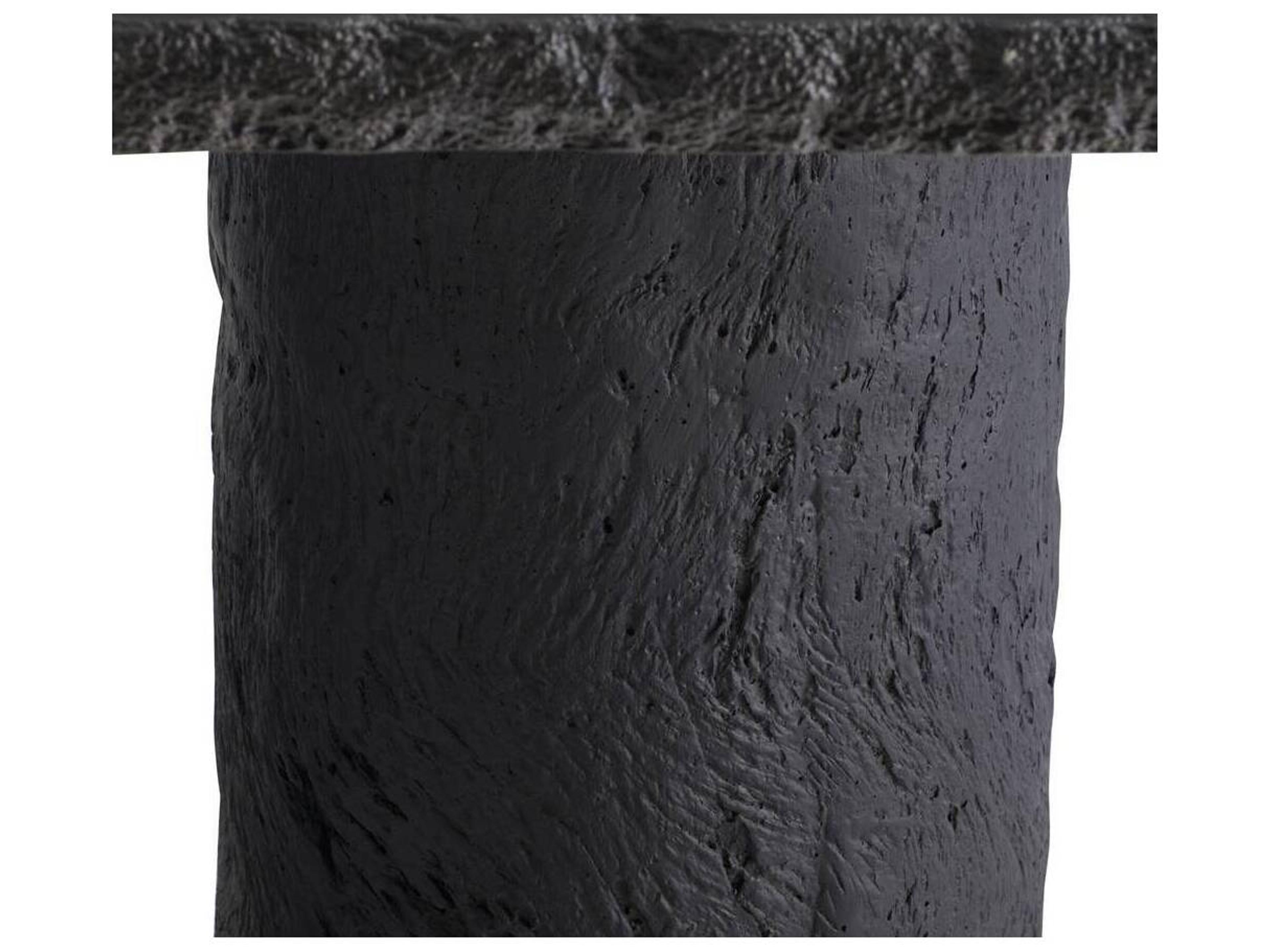 Arteriors Outdoor Gemini Matte Carbon Concrete Rectangular Dining Table