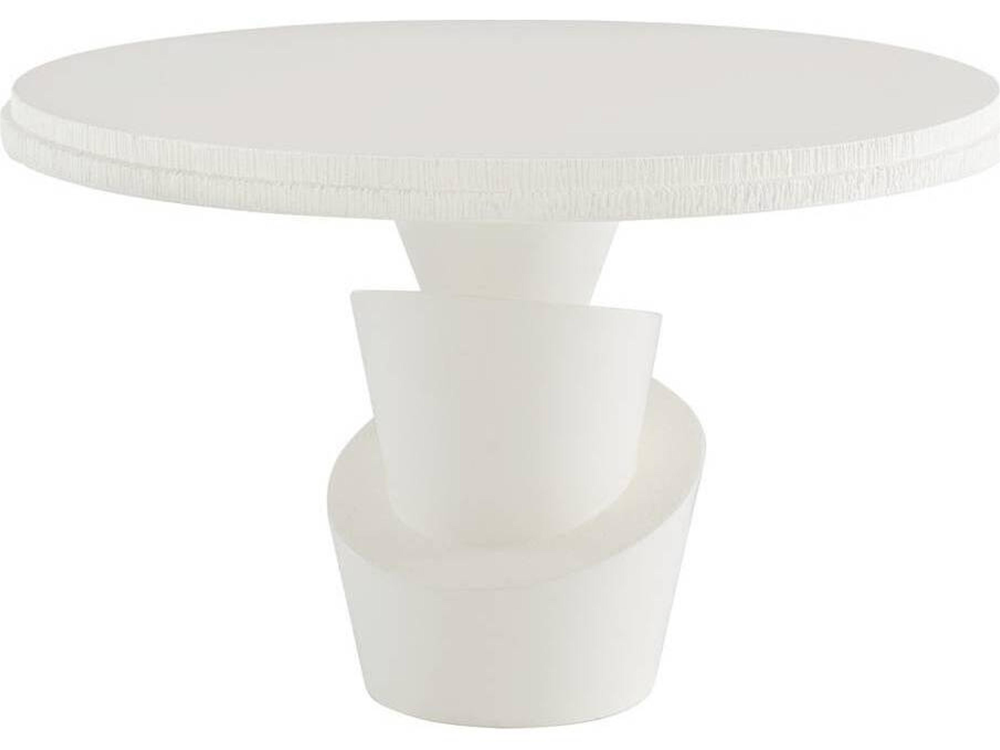 Figueroa Entry Table Ivory Concrete