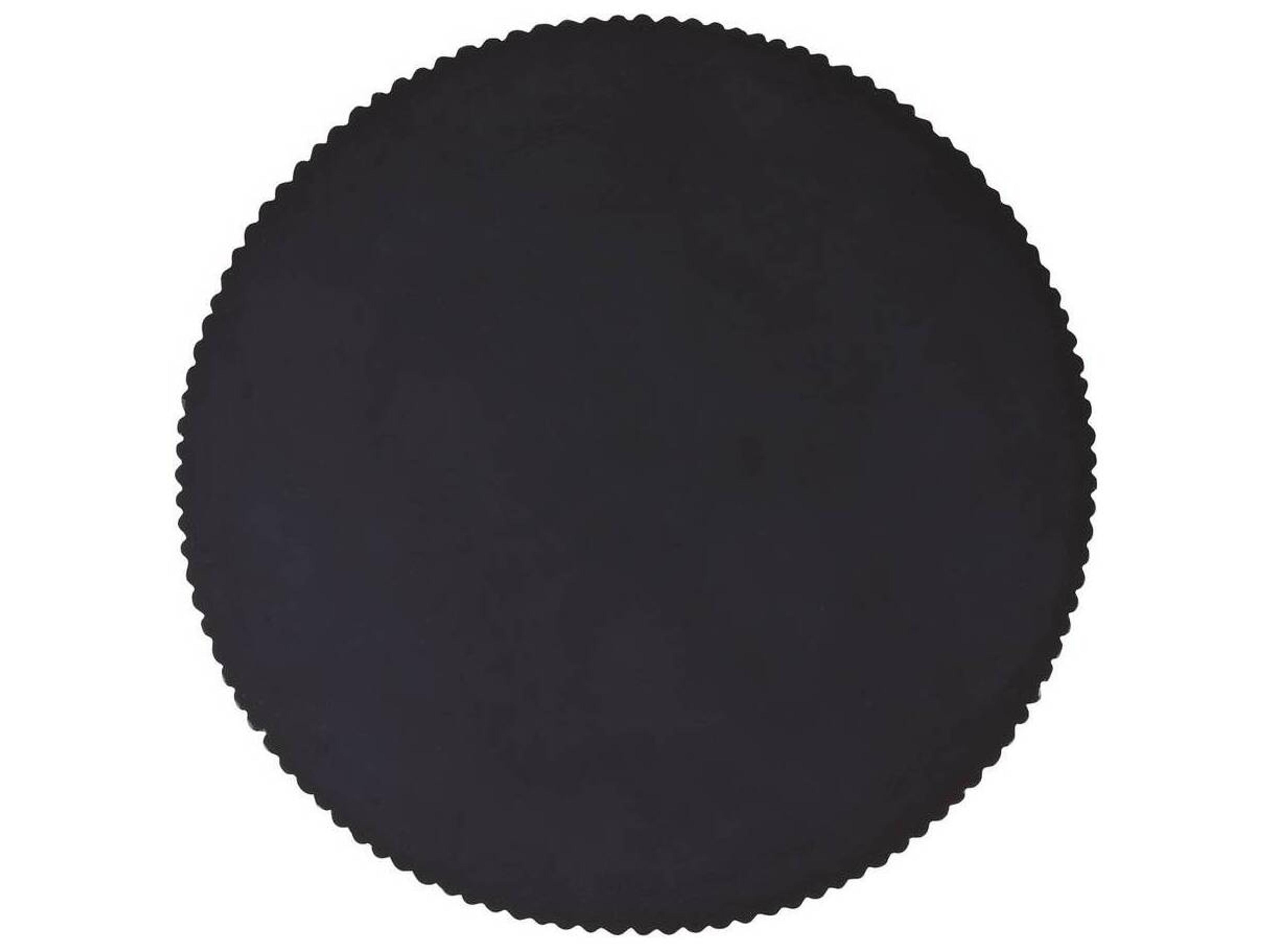 Arteriors Outdoor Boyden Black Concrete Round End Table