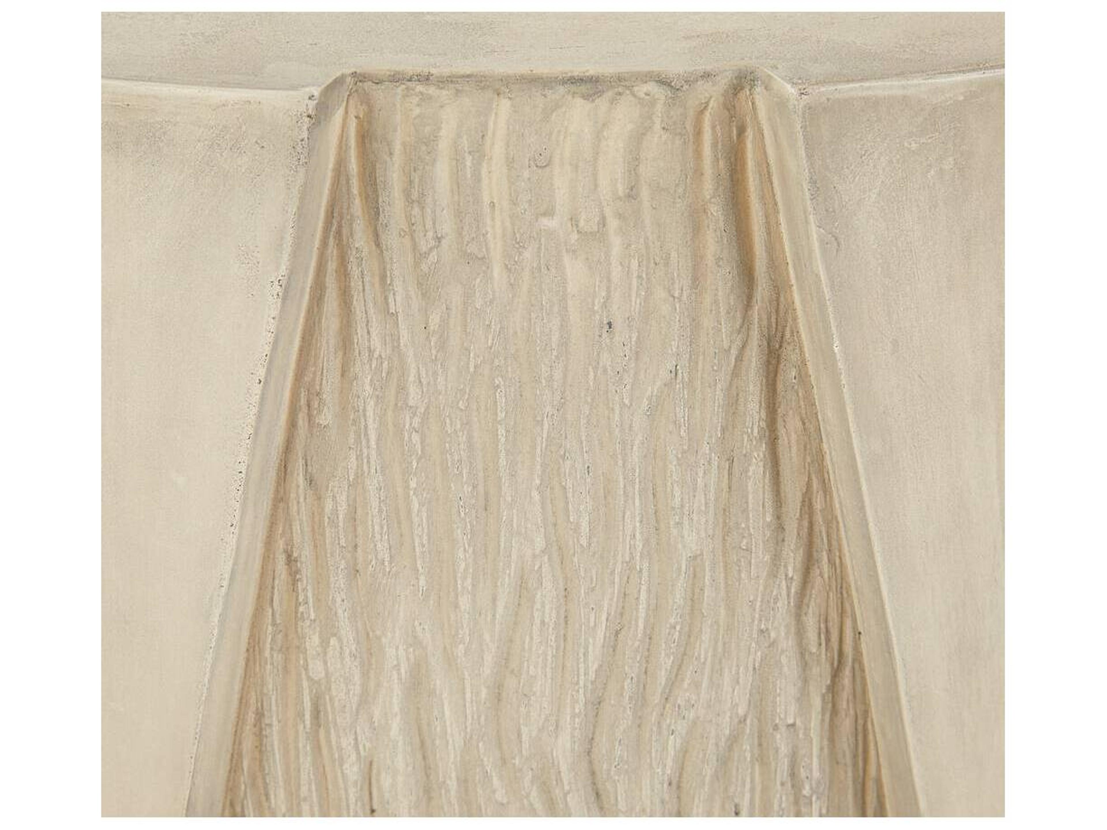 Arteriors Outdoor Creedon Putty Concrete Round End Table