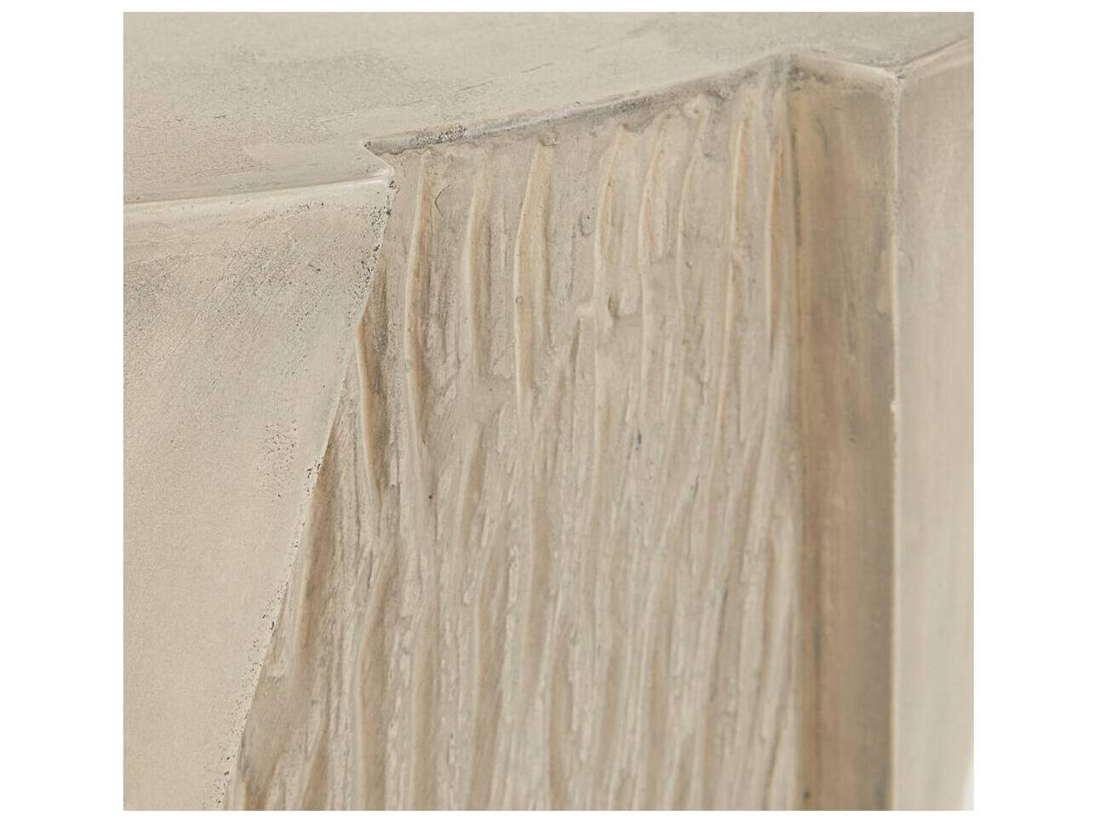 Arteriors Outdoor Creedon Putty Concrete Round End Table