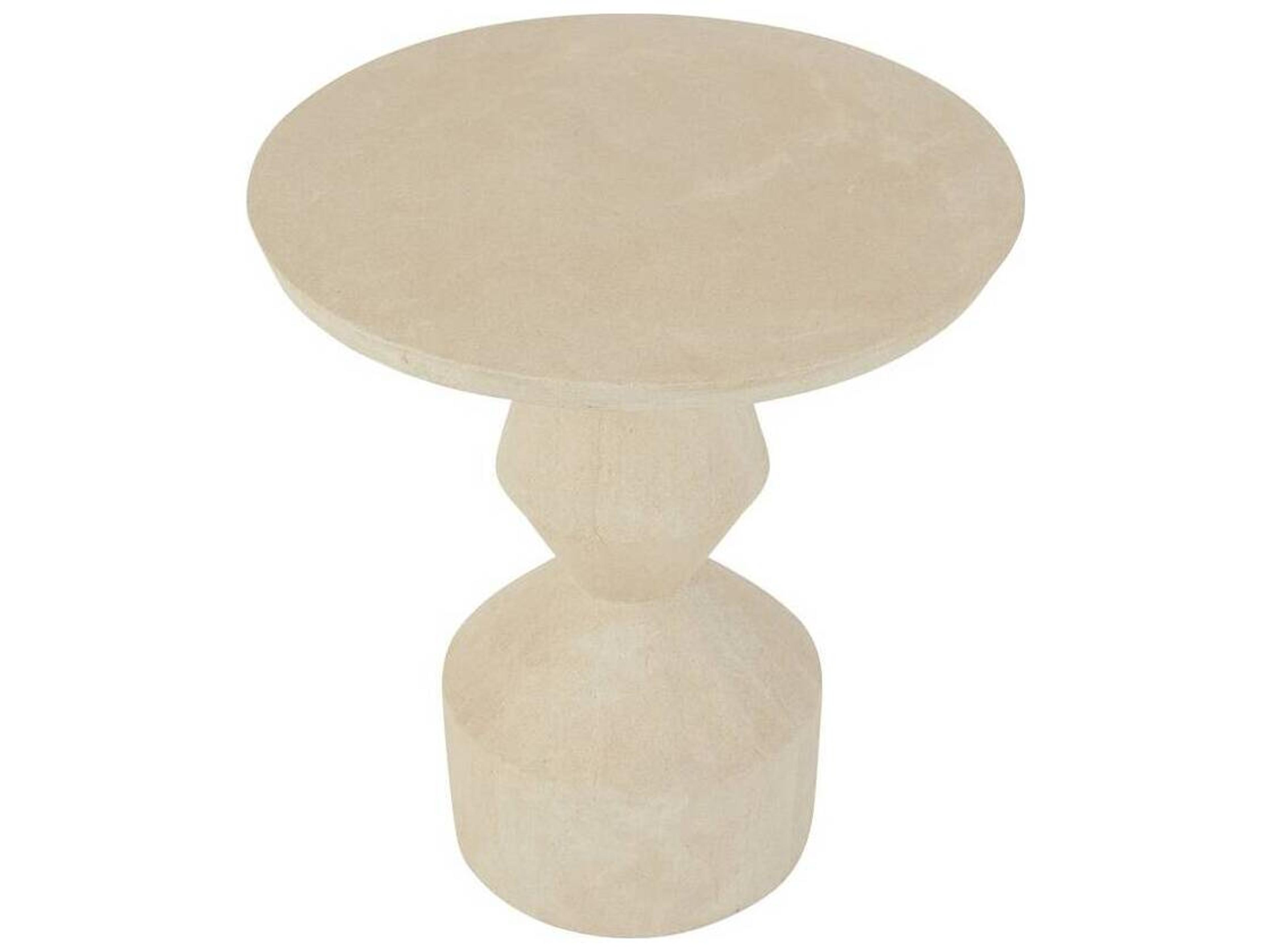 Arteriors Outdoor Calypso Tuscan Concrete Round End Table