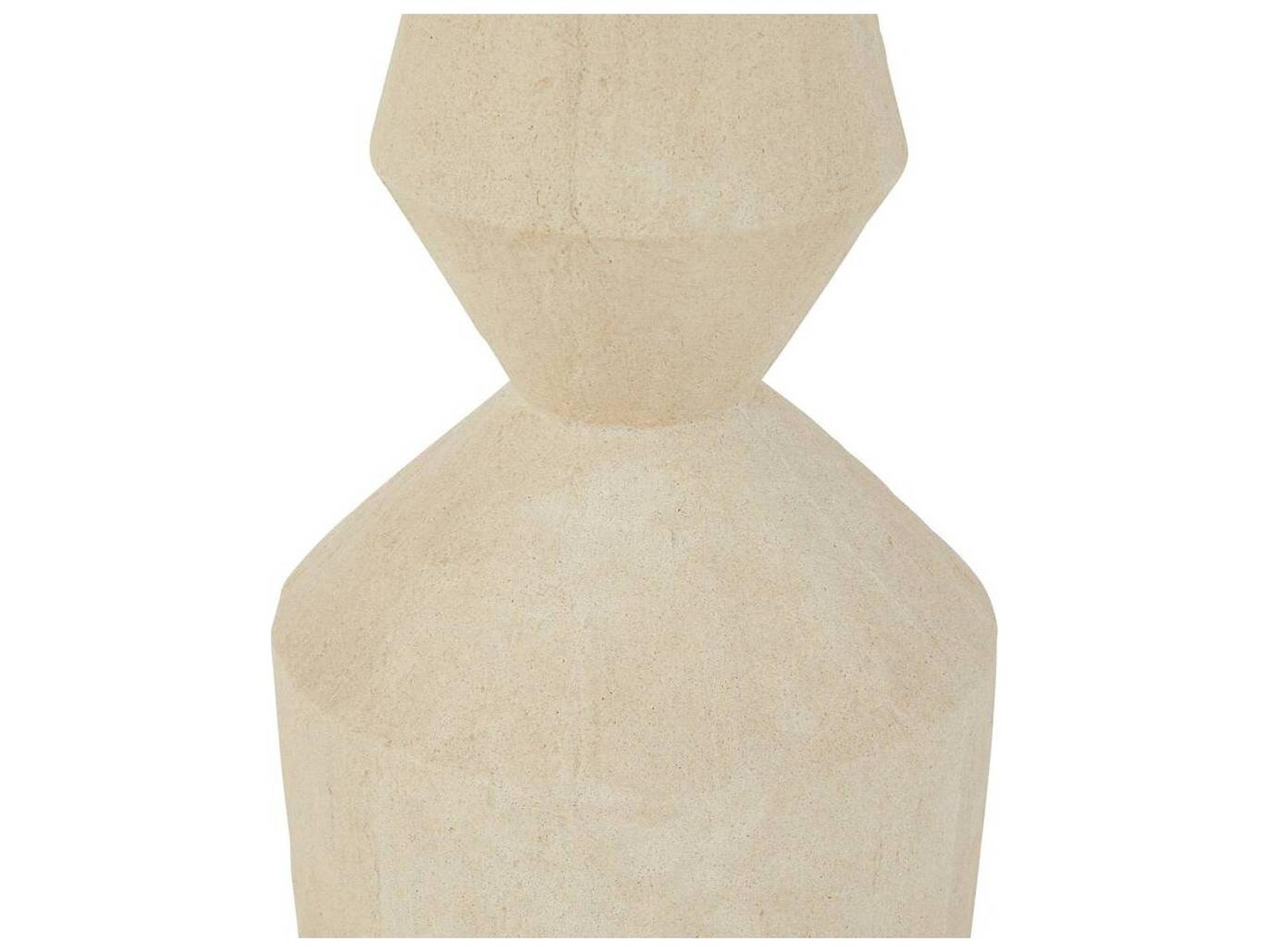 Arteriors Outdoor Calypso Tuscan Concrete Round End Table