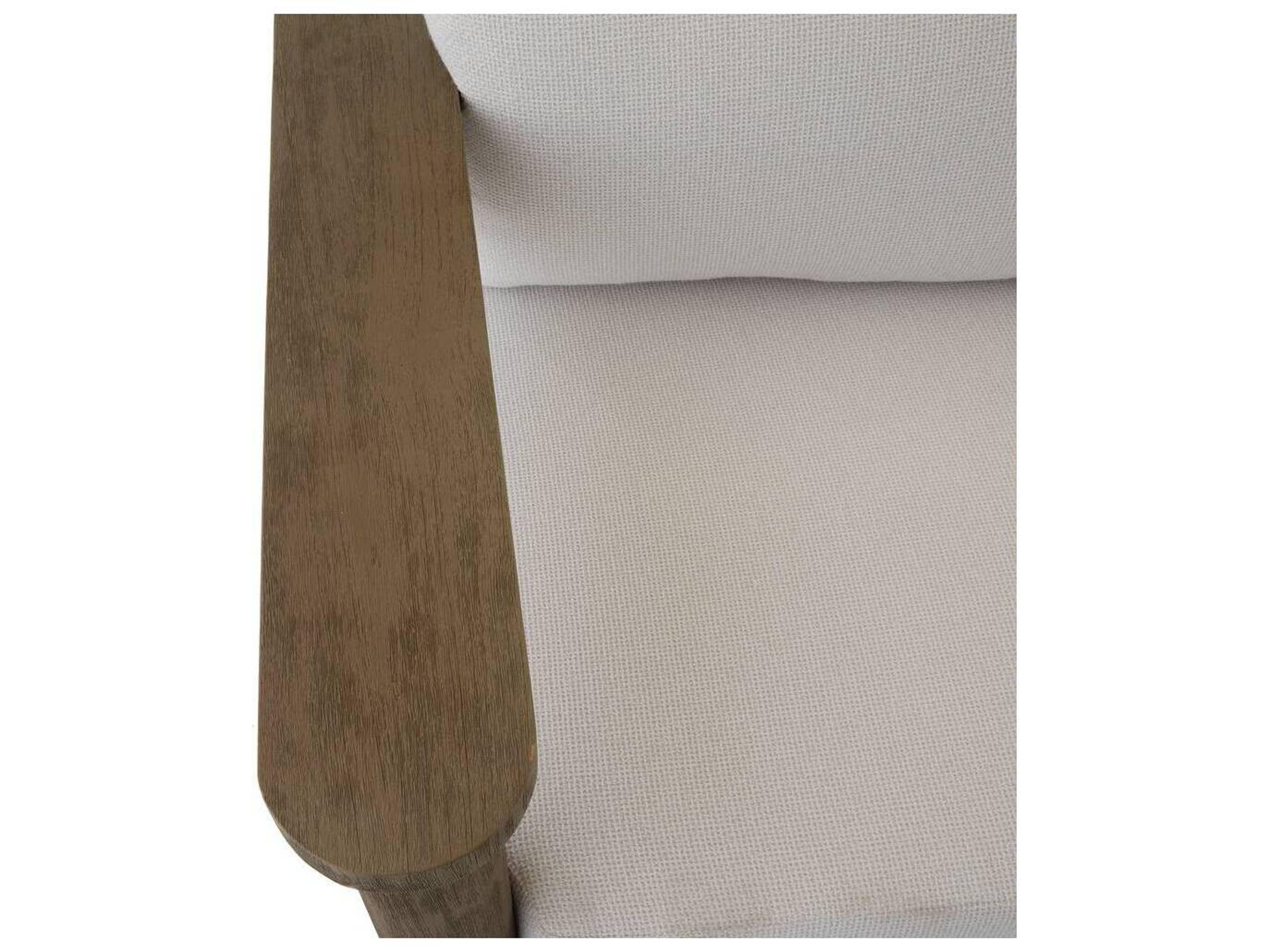 Arteriors Outdoor Caldwell Shale Weathered Teak Cushion Sofa