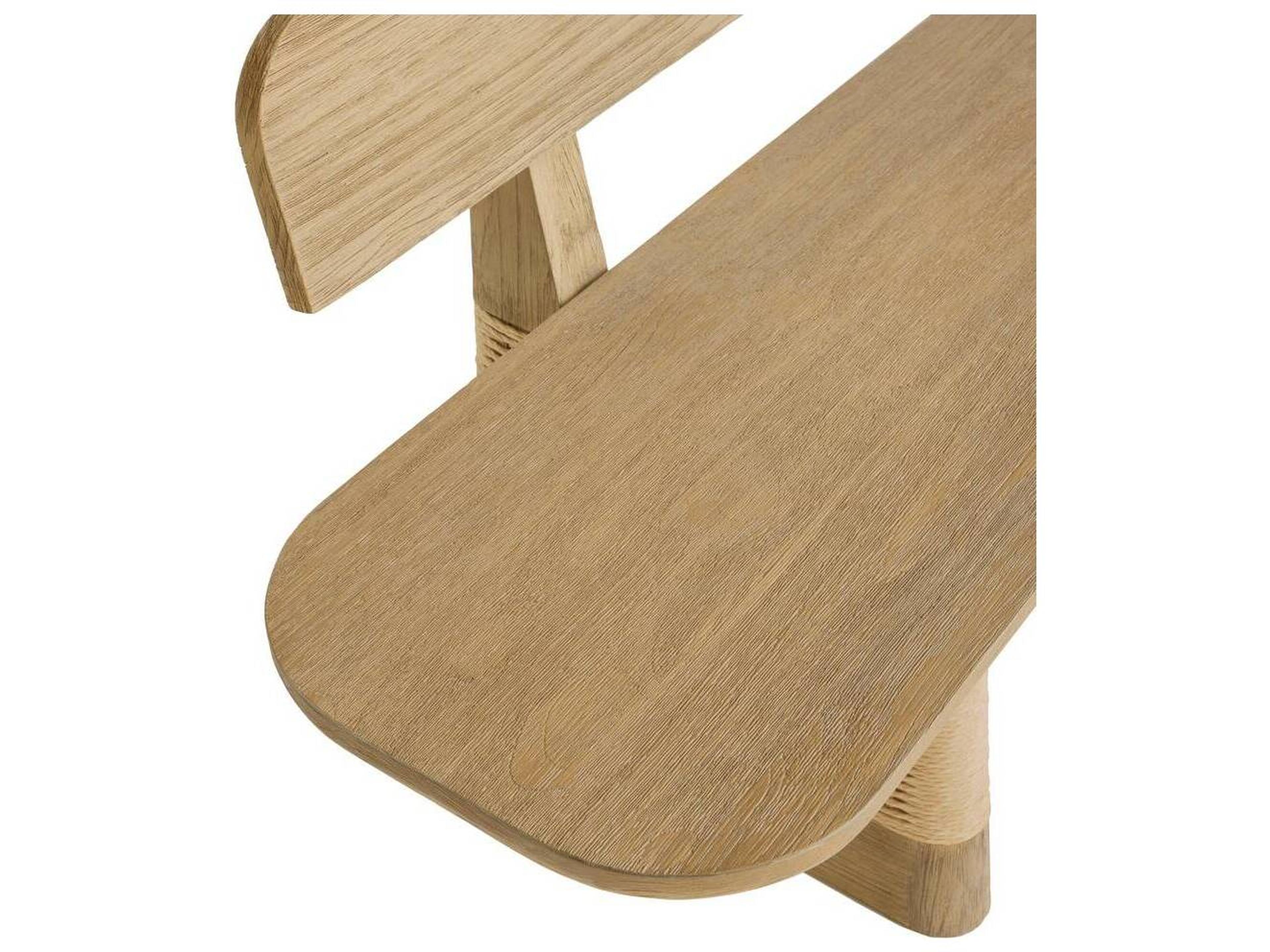 Arteriors Outdoor Delrio Honey Teak Bench