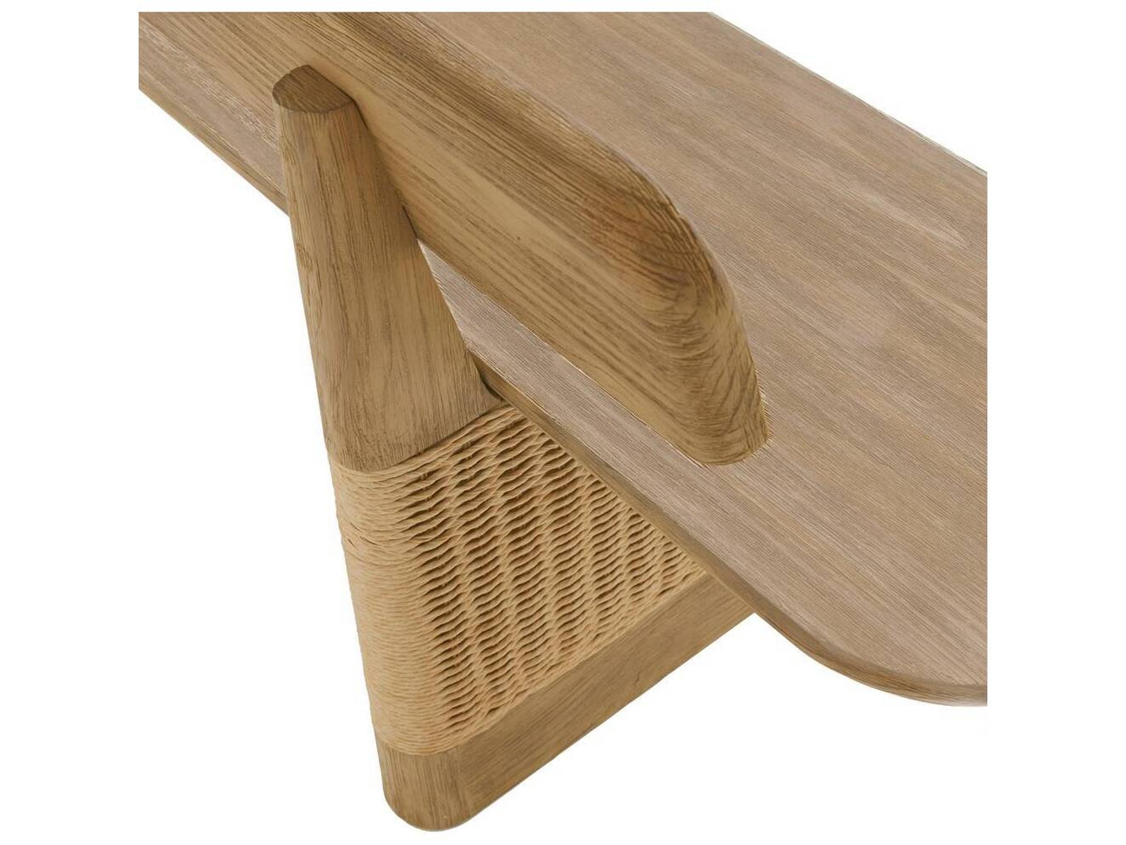 Arteriors Outdoor Delrio Honey Teak Bench