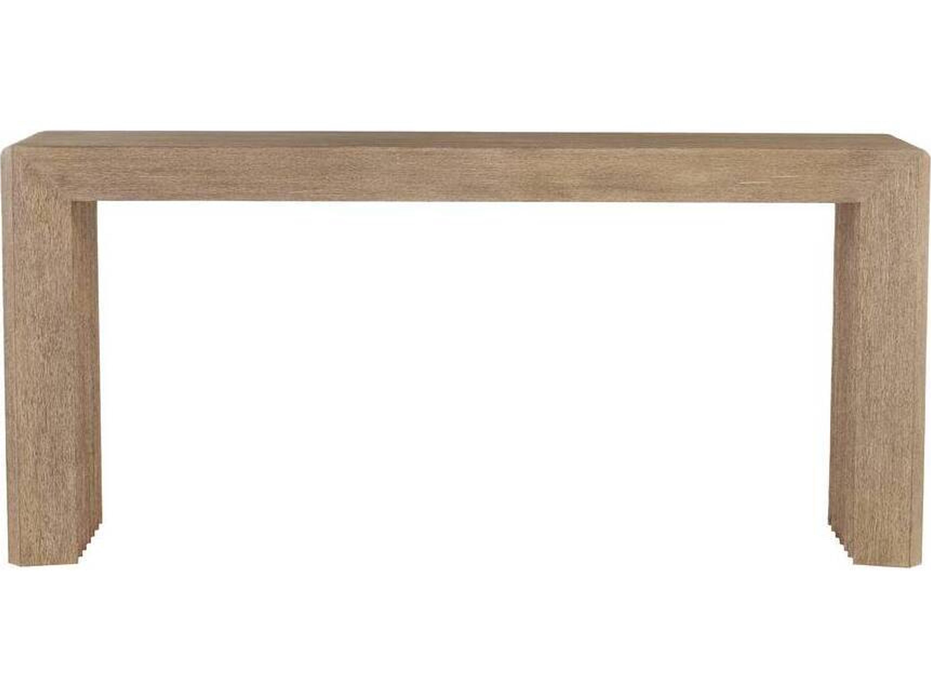 Arteriors Outdoor Delano Willow Teak Rectangular Console Table