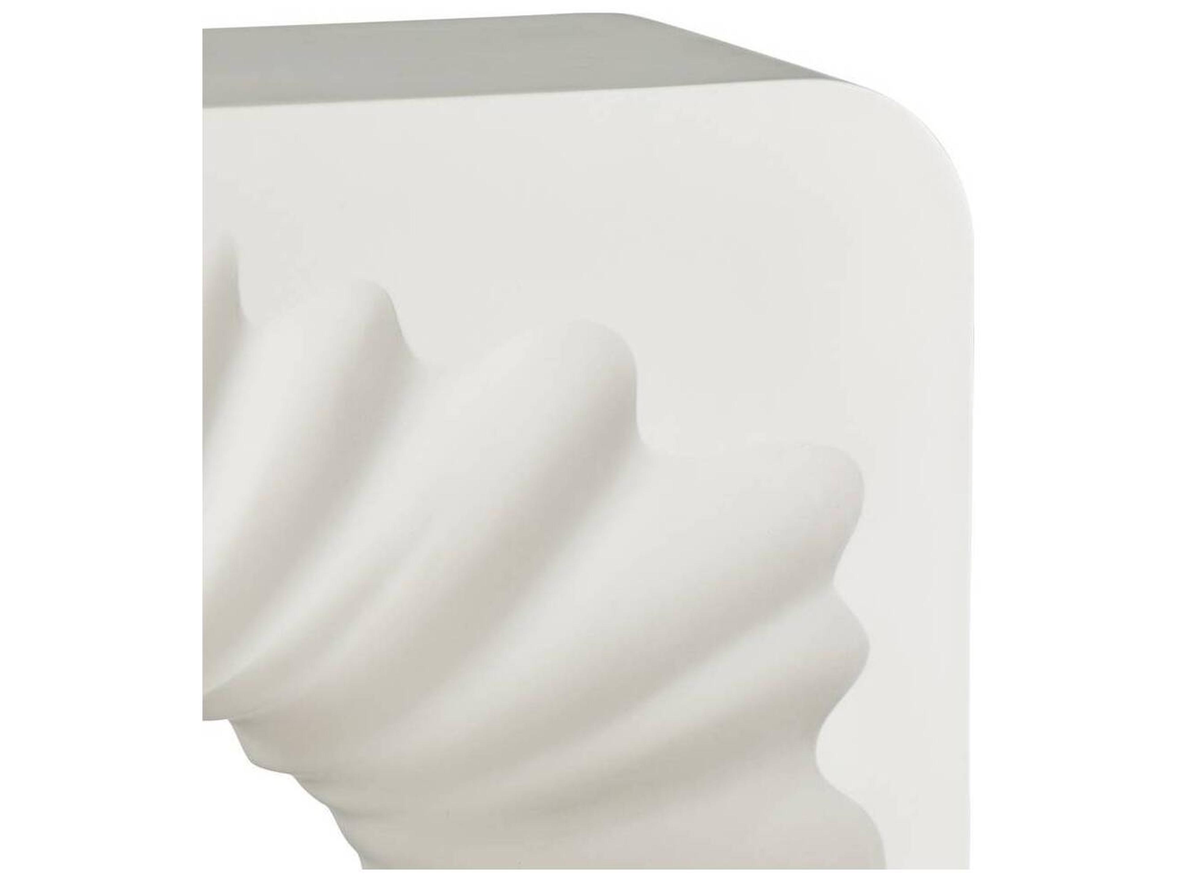 Arteriors Outdoor Farely Ivory Concrete Rectangular Console Table