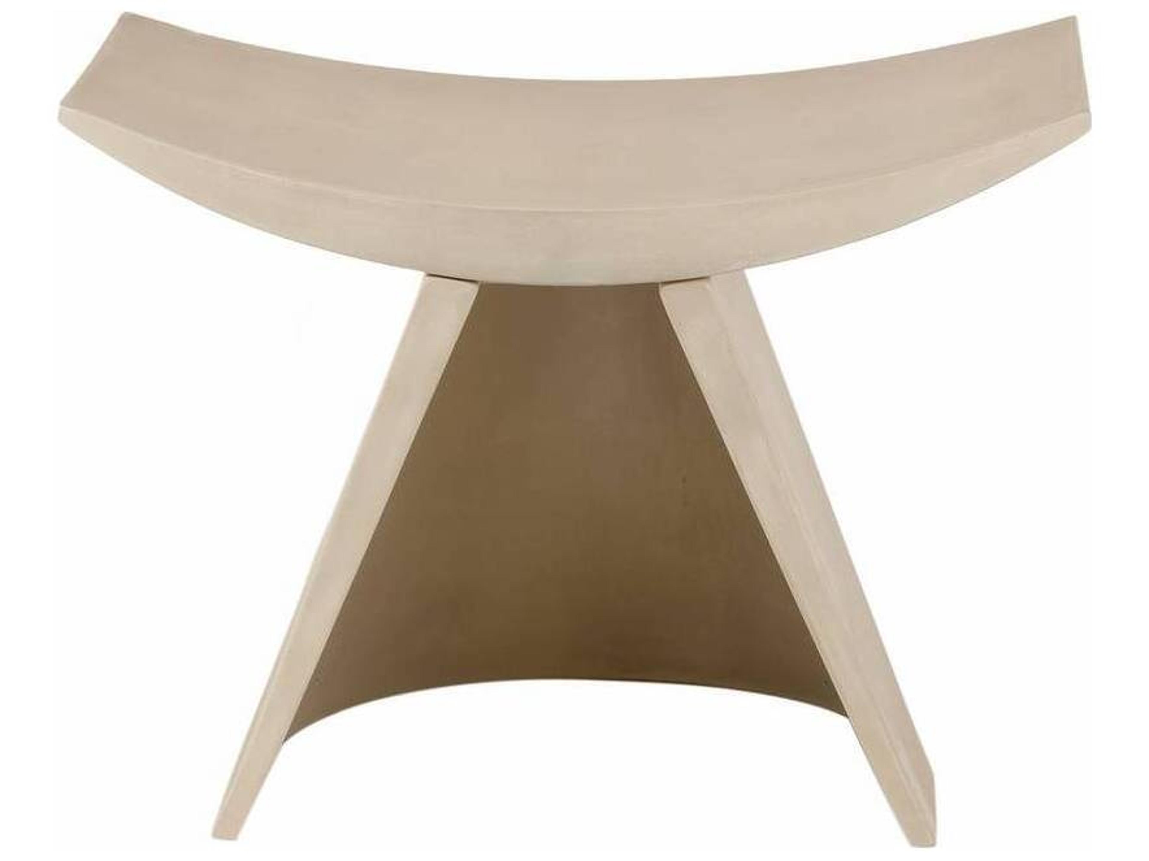 Arteriors Outdoor Enya Stonewashed Concrete Patio Stool