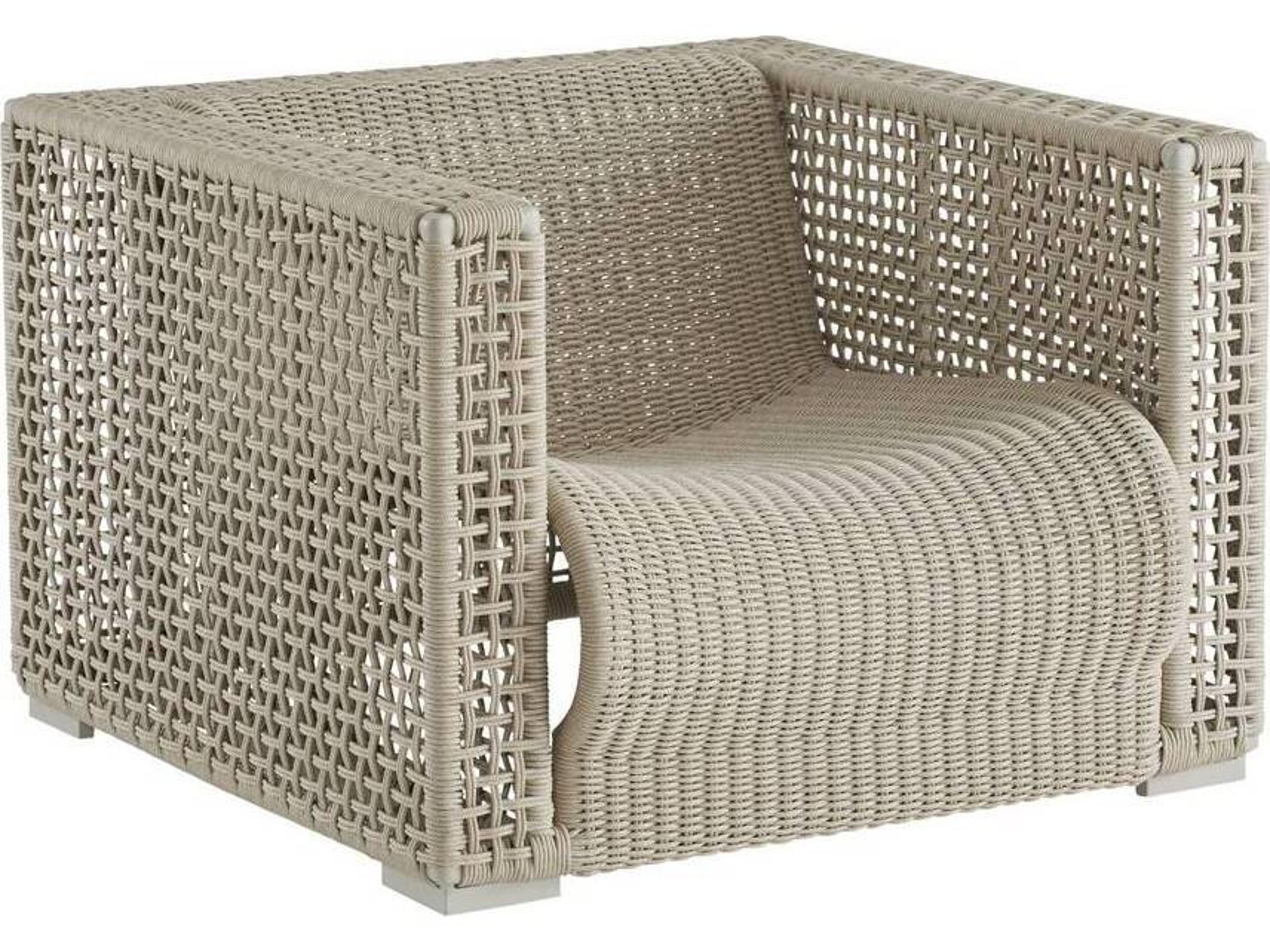 Guidry Lounge Chair Woven Rope Modern