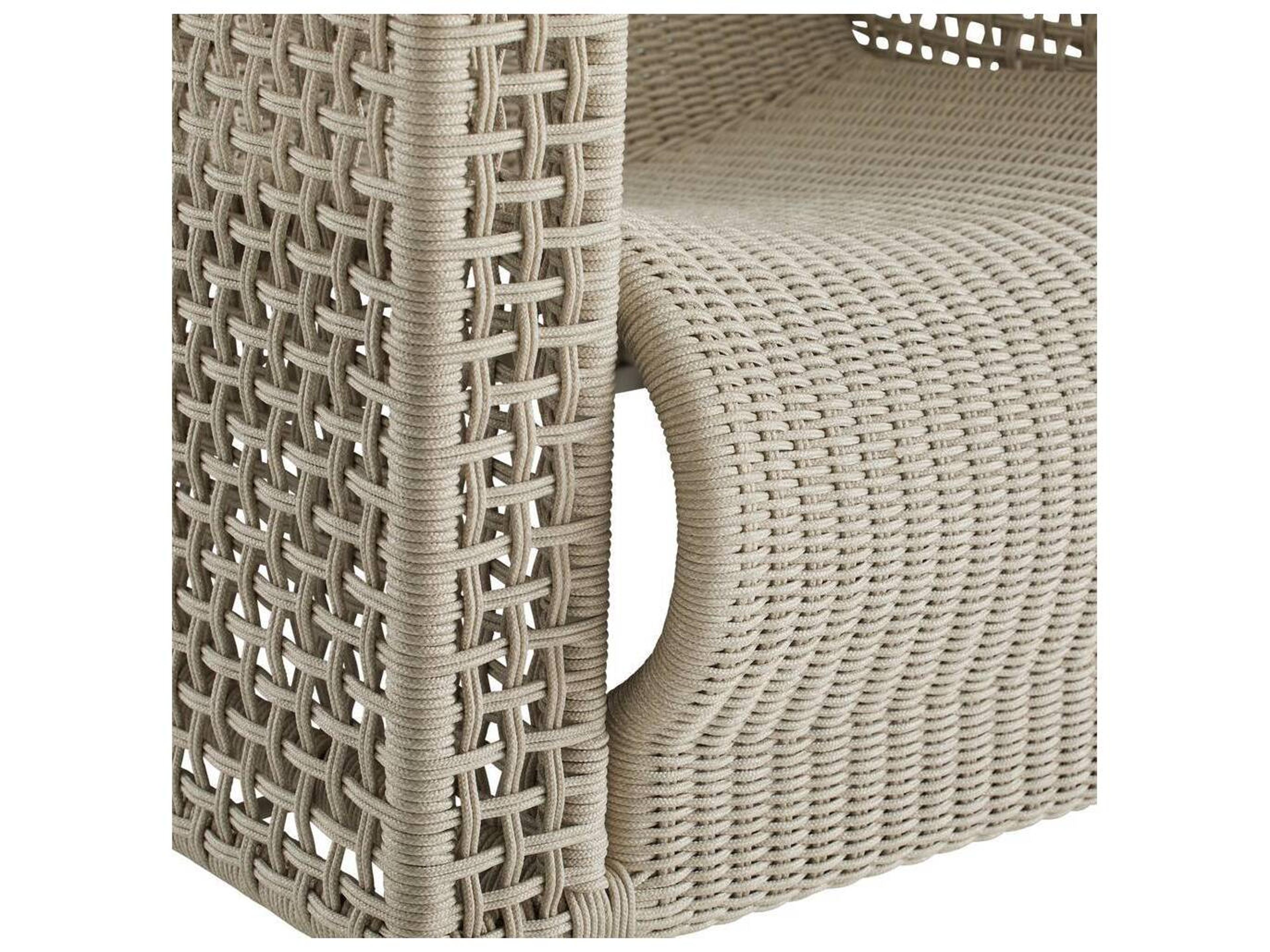 Arteriors Outdoor Guidry Buff Rope Lounge Chair
