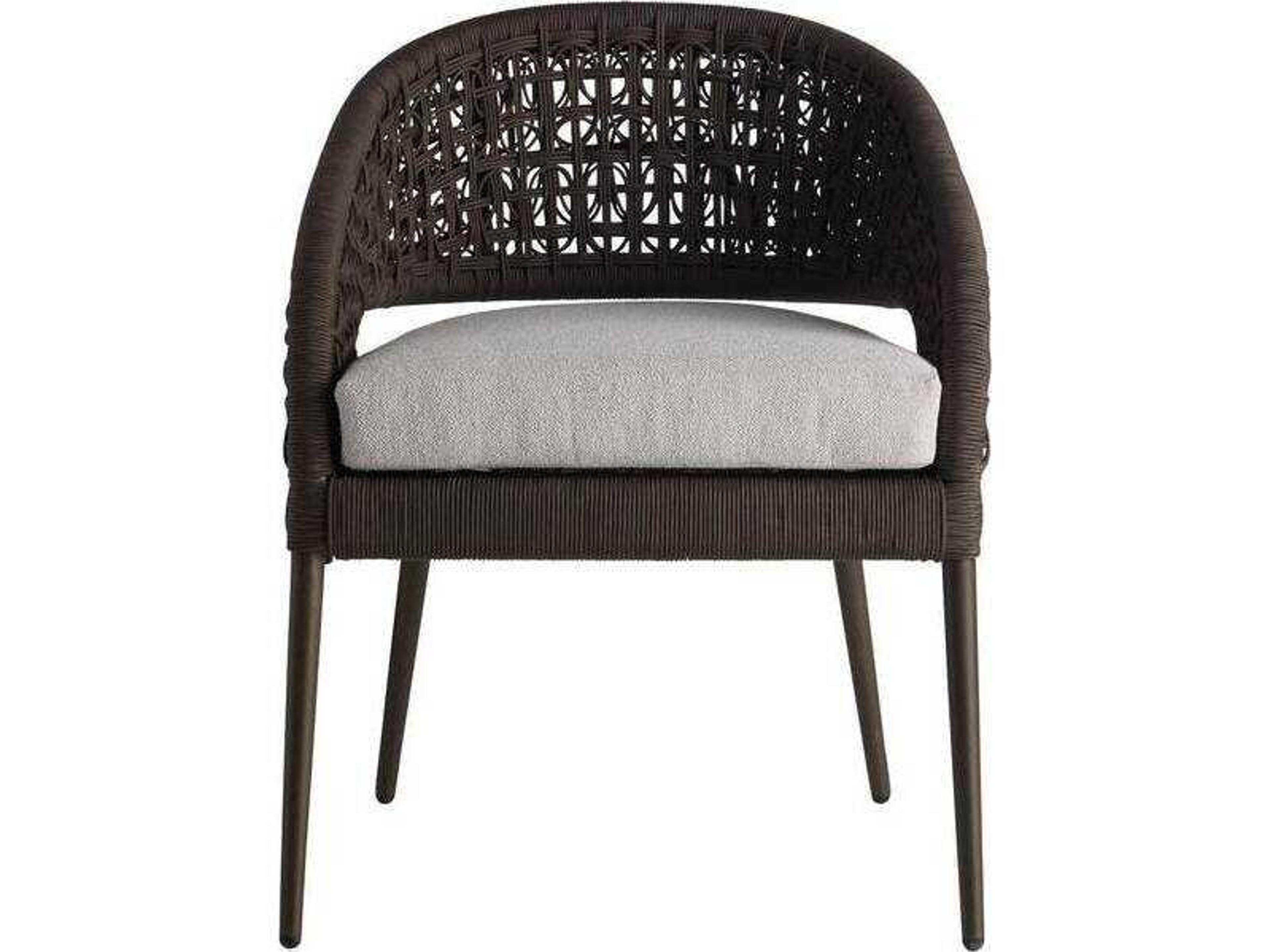 Arteriors Outdoor Porpoise Metal Cushion Dining Chair