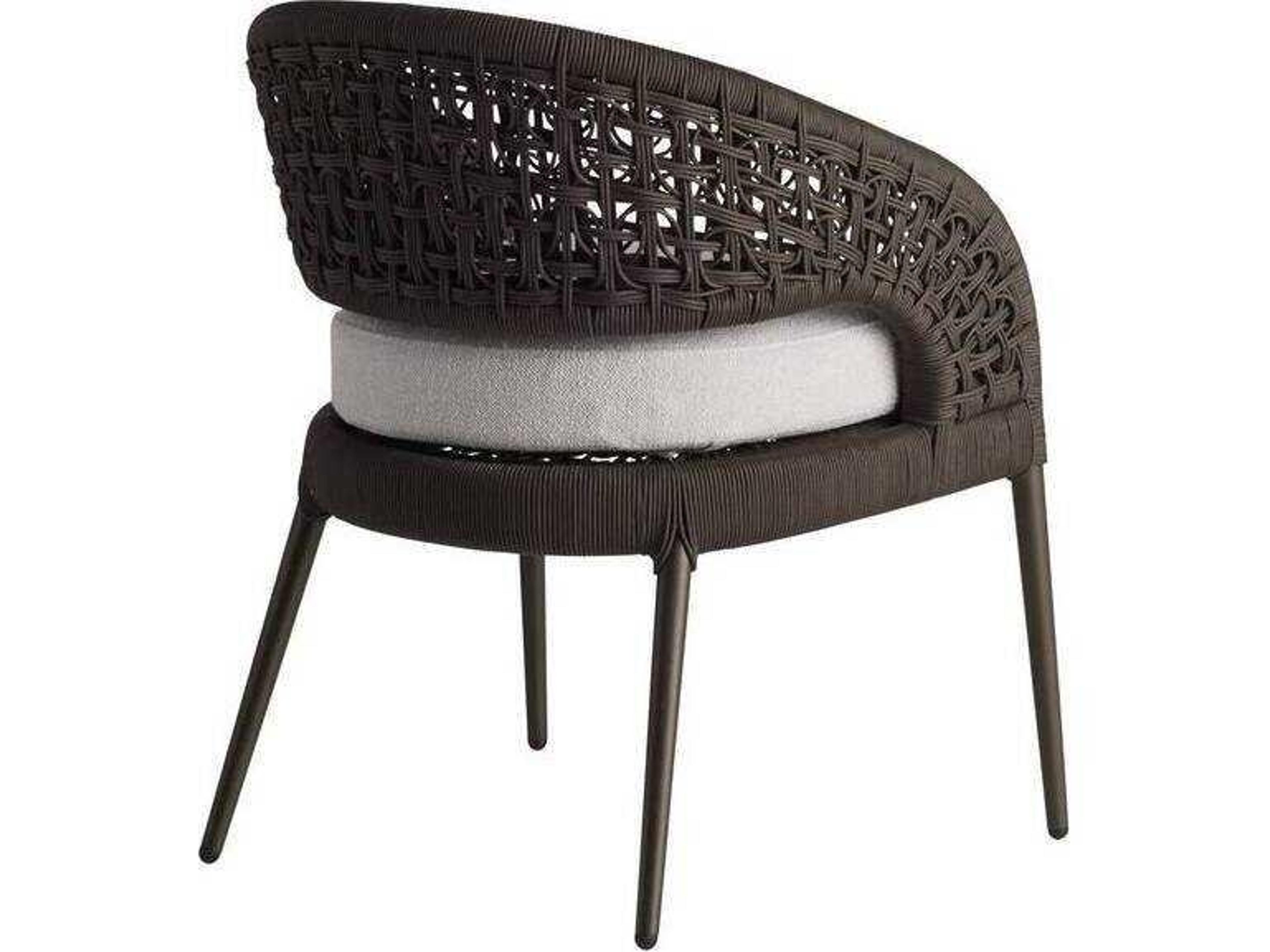 Arteriors Outdoor Porpoise Metal Cushion Dining Chair