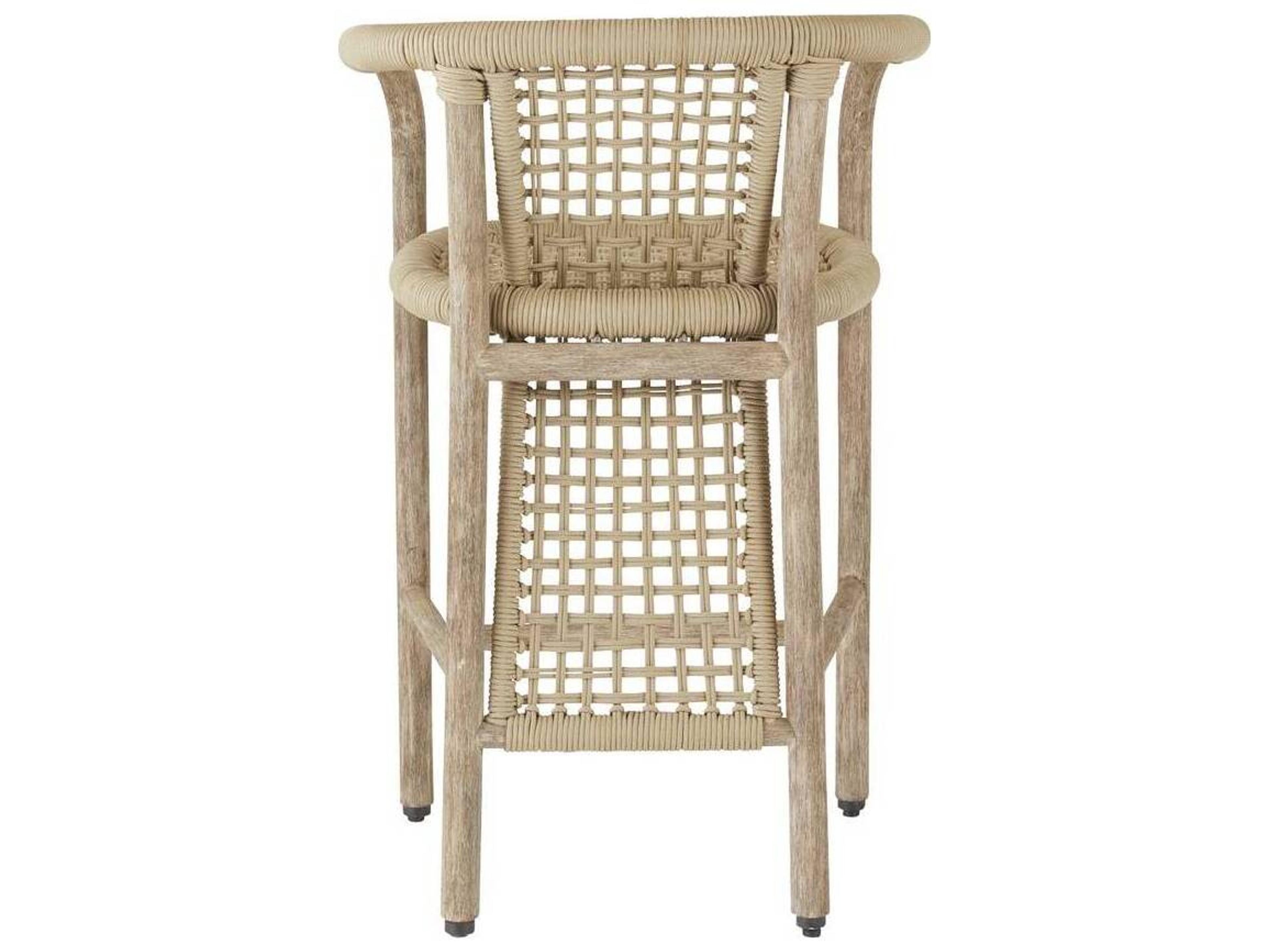 Arteriors Outdoor Chapman Willow Rope Counter Stool