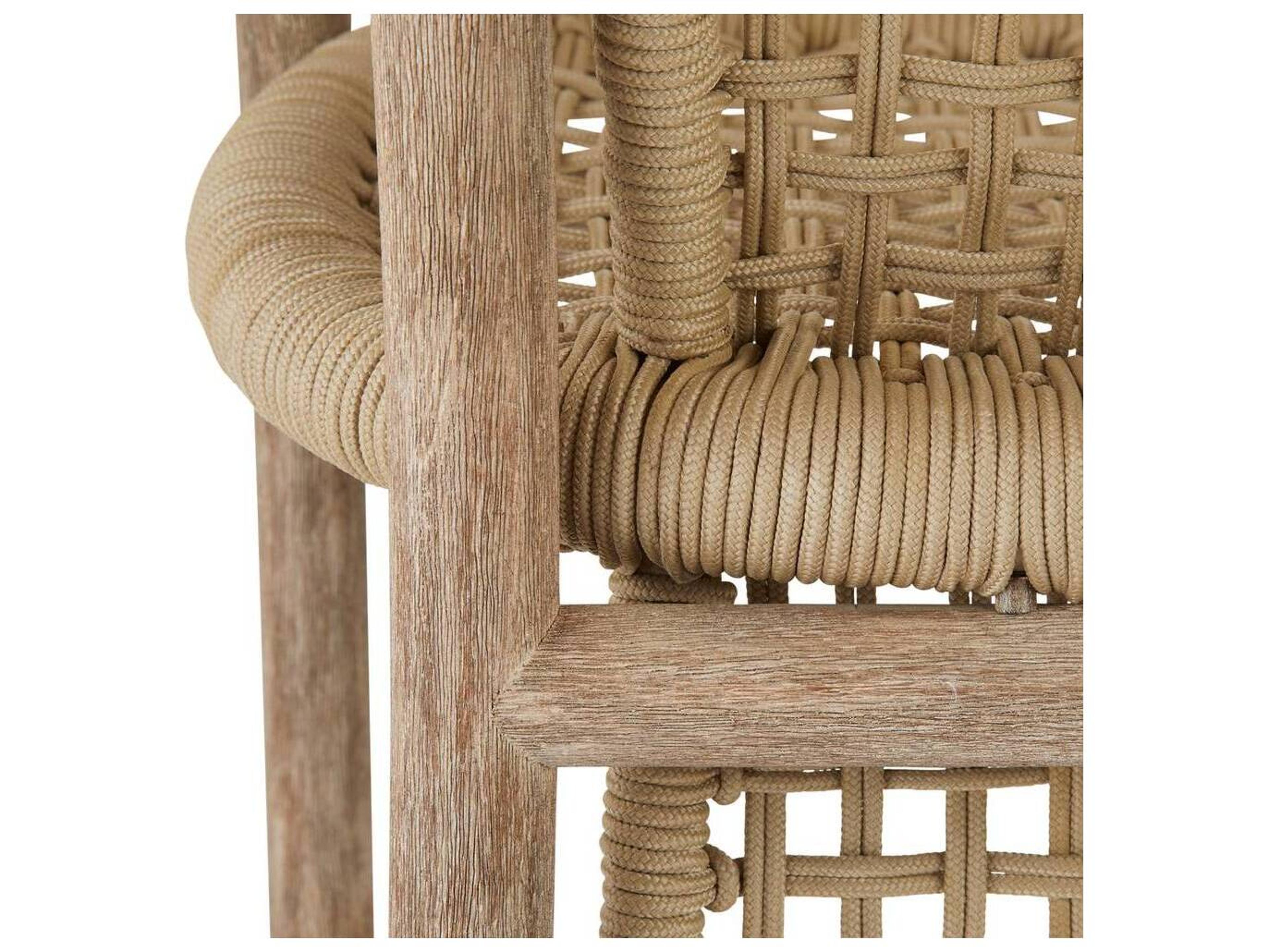 Arteriors Outdoor Chapman Willow Rope Counter Stool