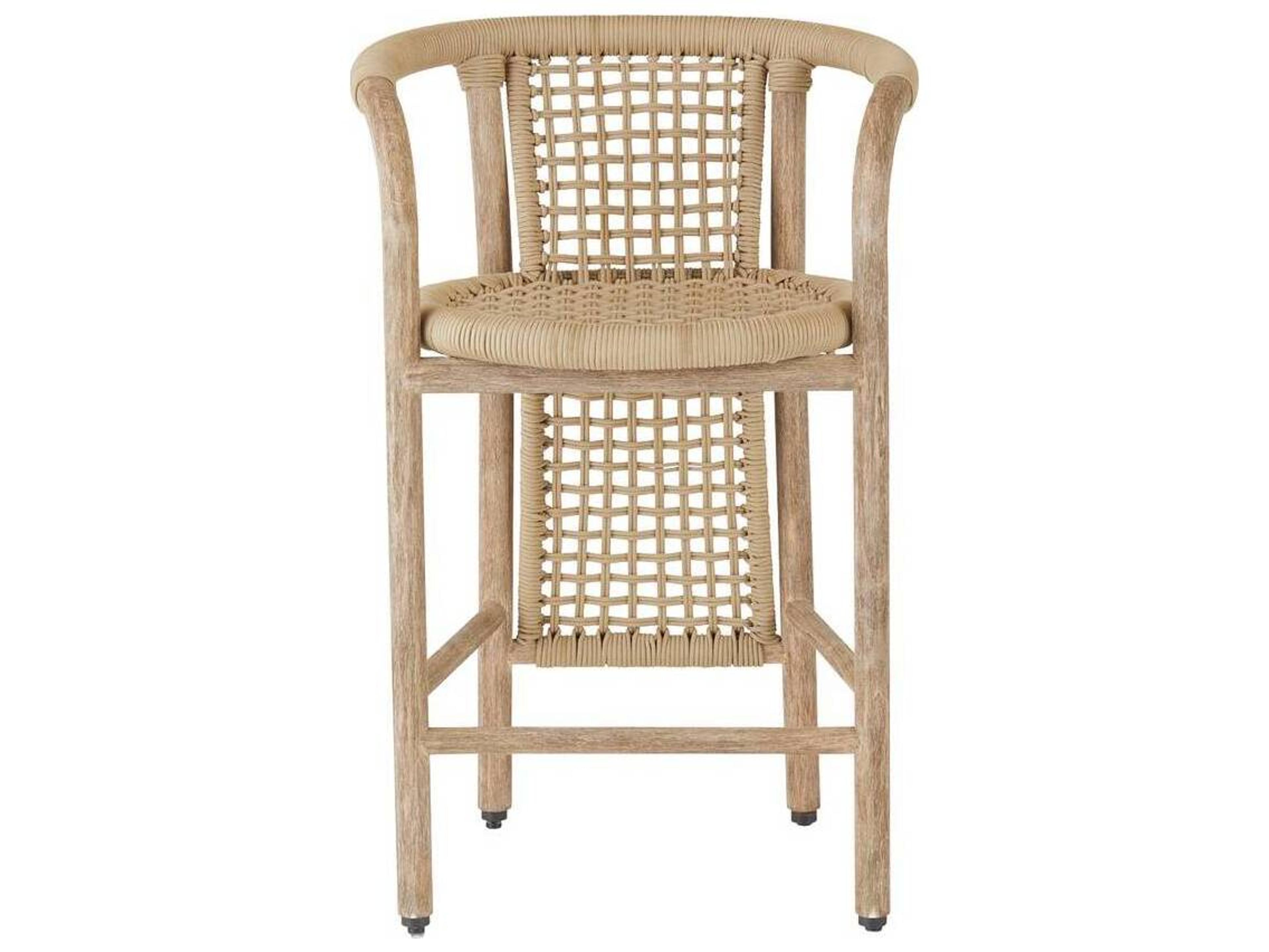 Arteriors Outdoor Chapman Willow Rope Bar Stool