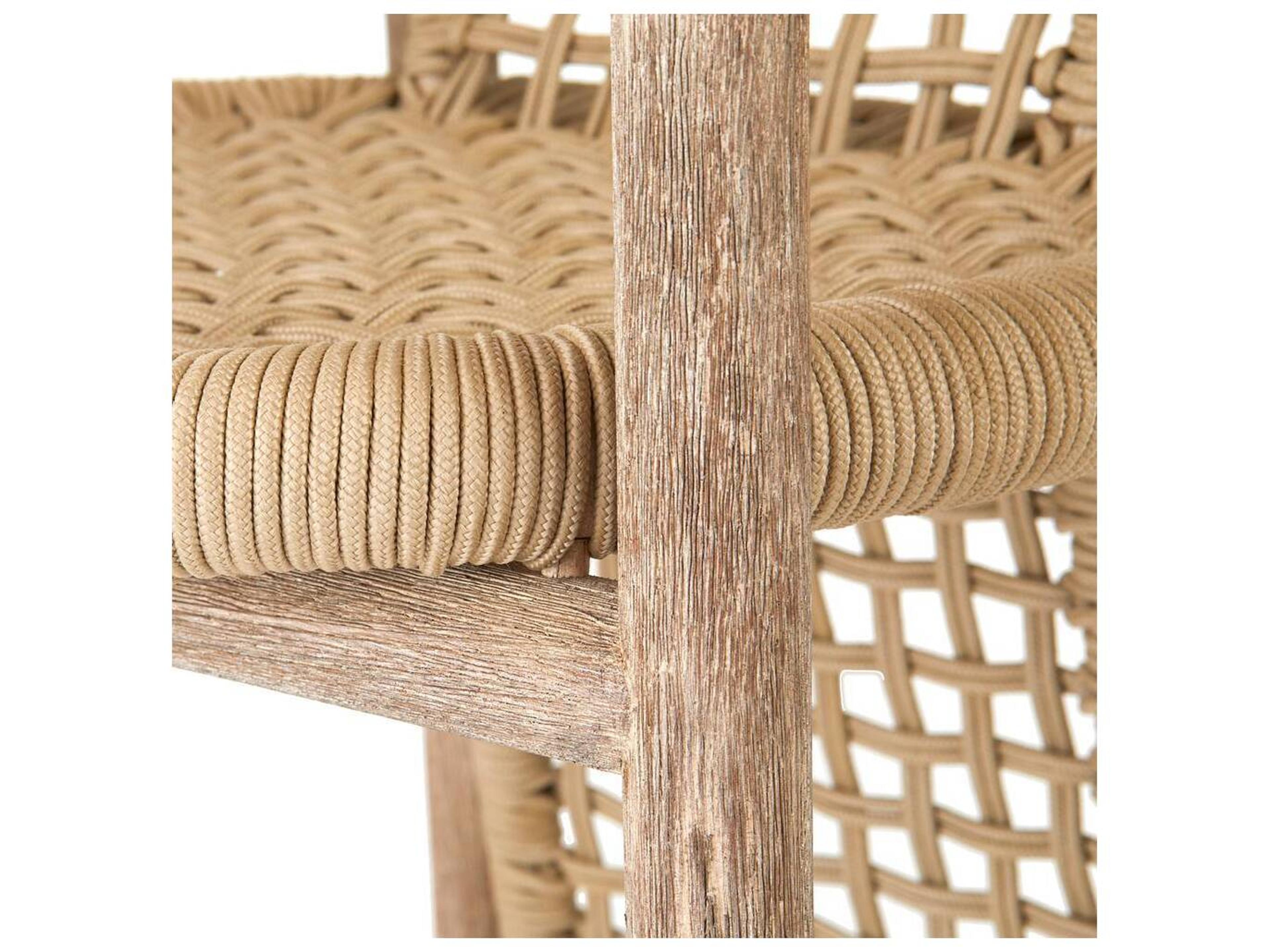 Arteriors Outdoor Chapman Willow Rope Bar Stool