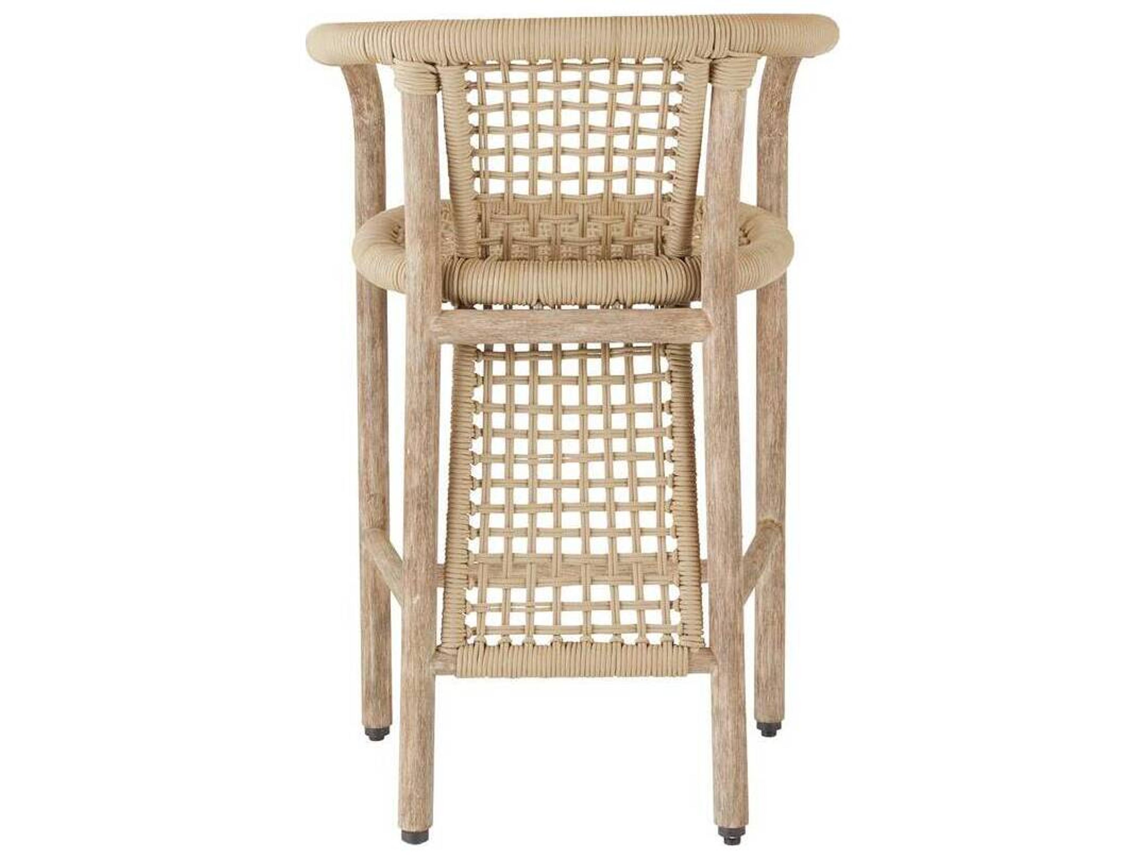 Arteriors Outdoor Chapman Willow Rope Bar Stool