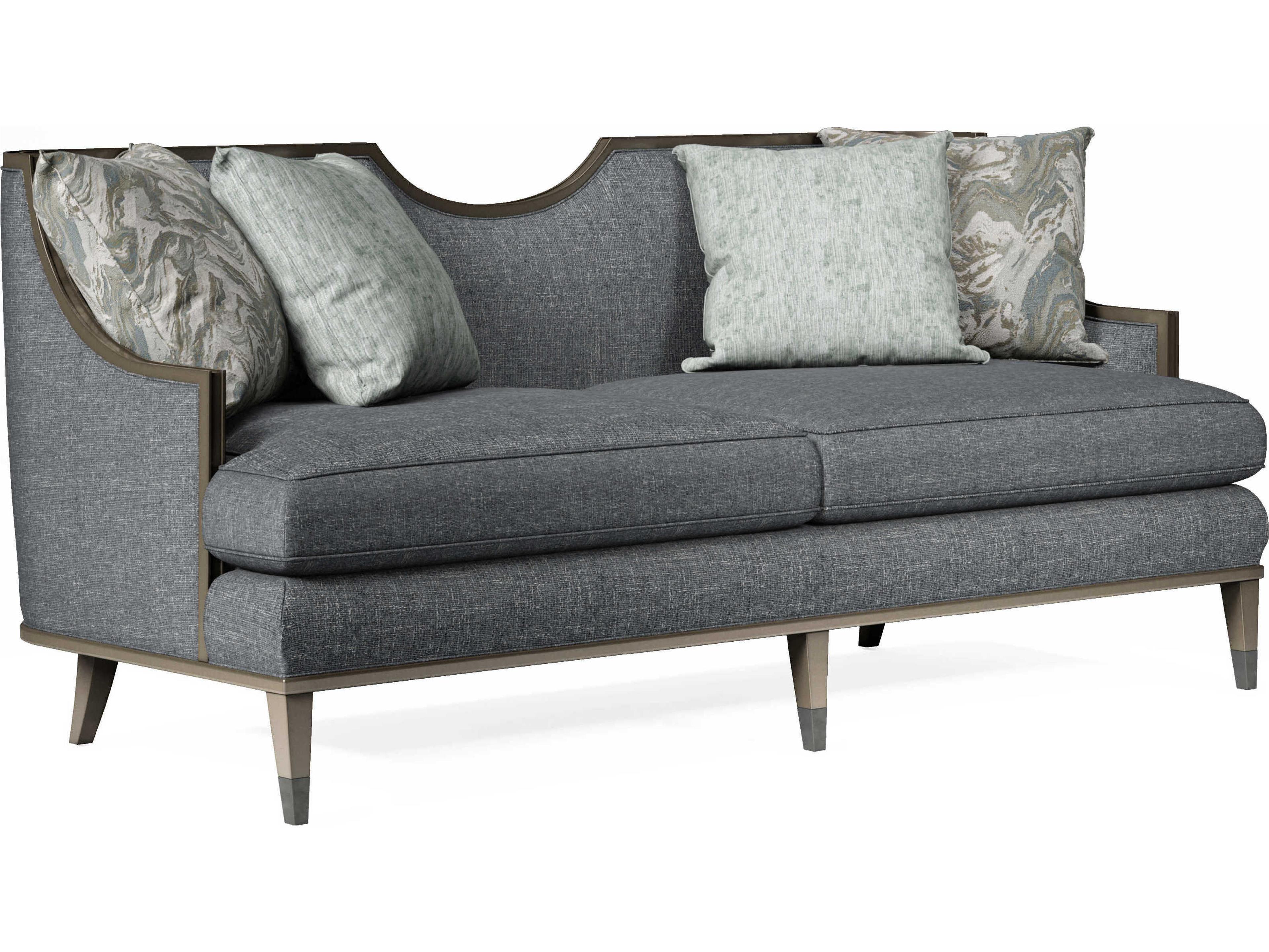 Harper Mica Gray Upholstered Sofa